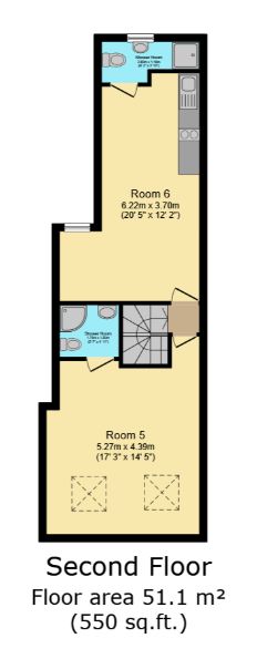 22, Sun Street, Derby floorplan