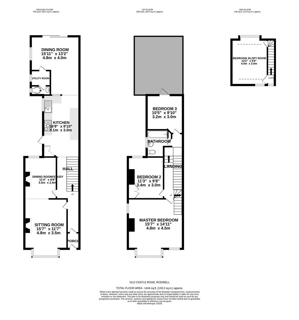 18, Old Castle Road, Weymouth floorplan
