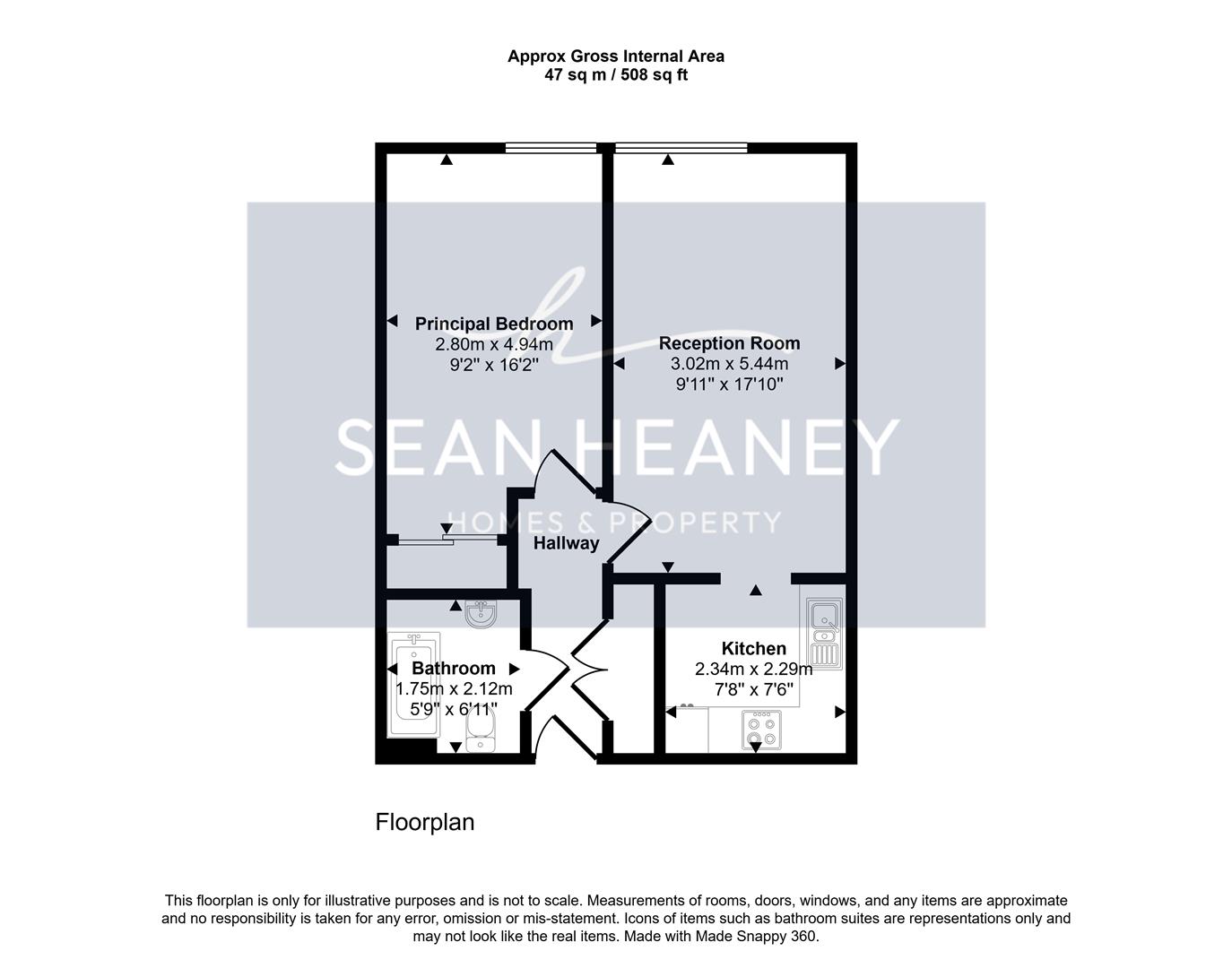 Hillside Gardens, Barnet floorplan