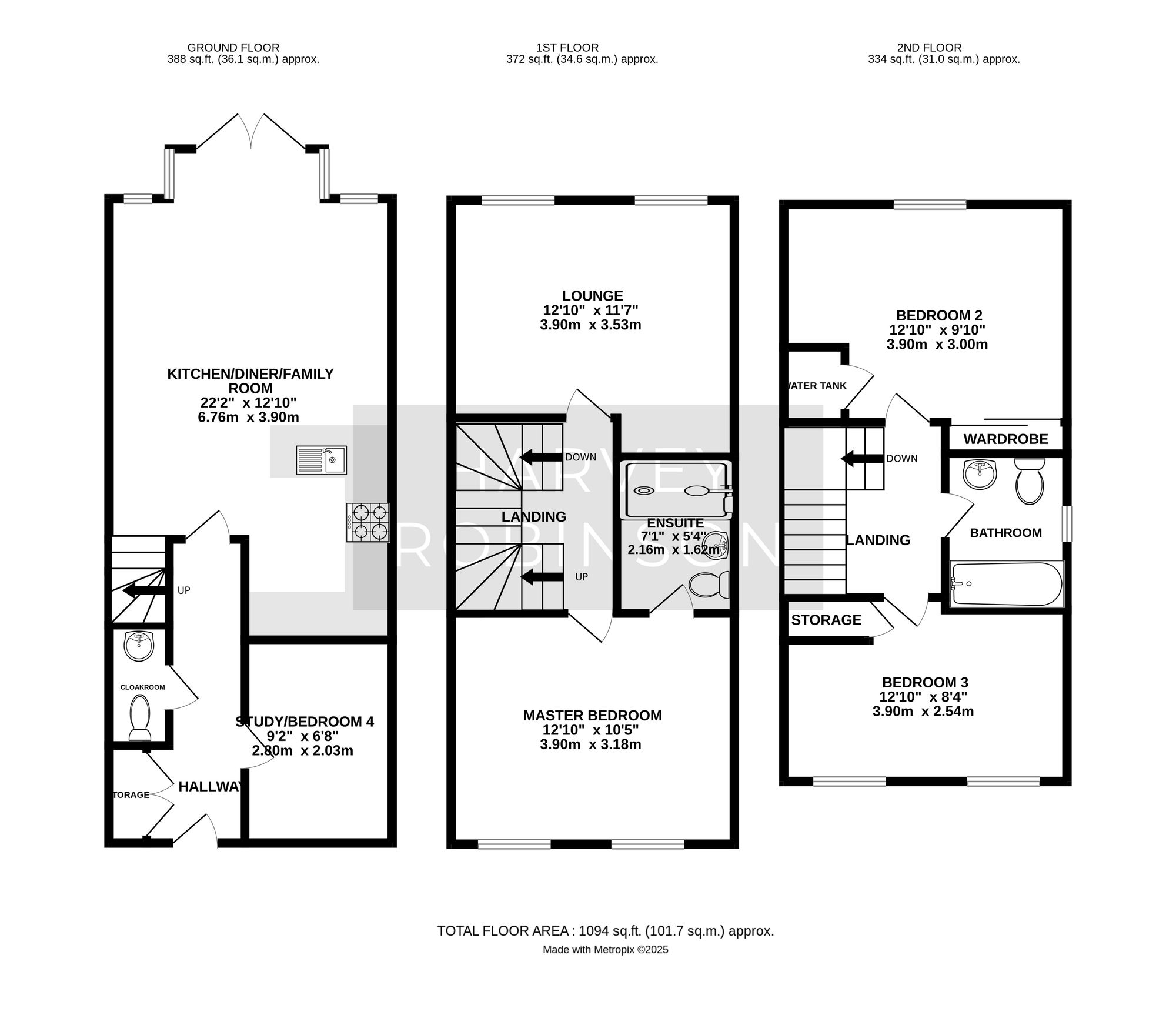 21 Gumcester Way, Huntingdon floorplan