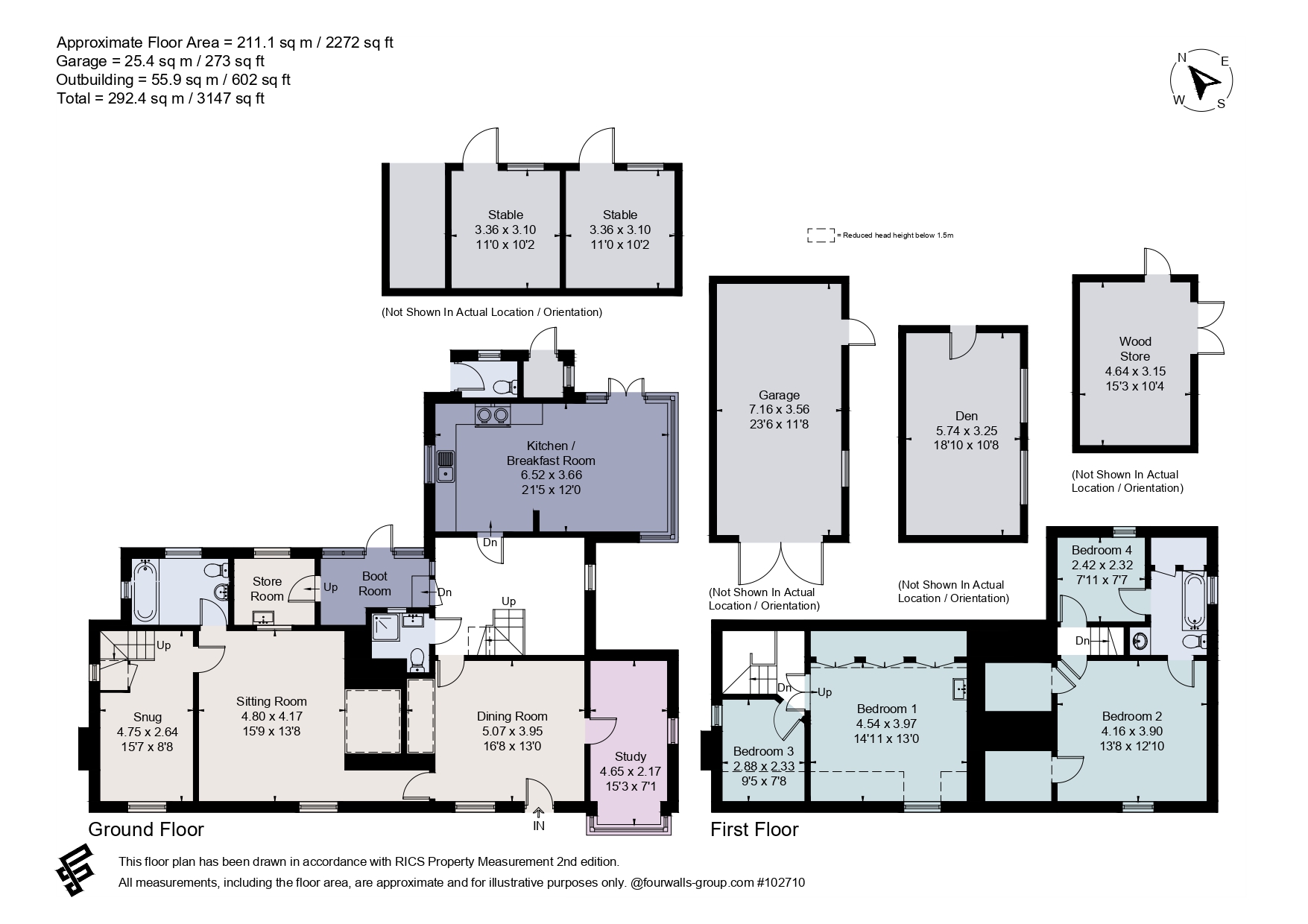 Pryors Cottage,, Field Road, Cambridge floorplan