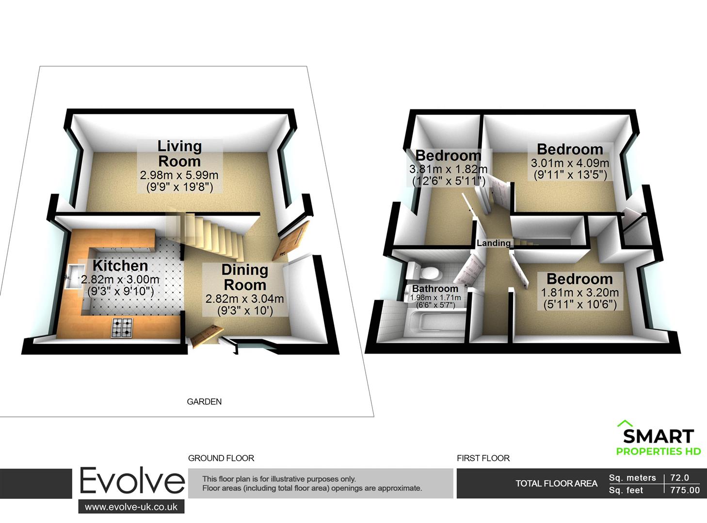 83, Southfield Road, Huddersfield floorplan