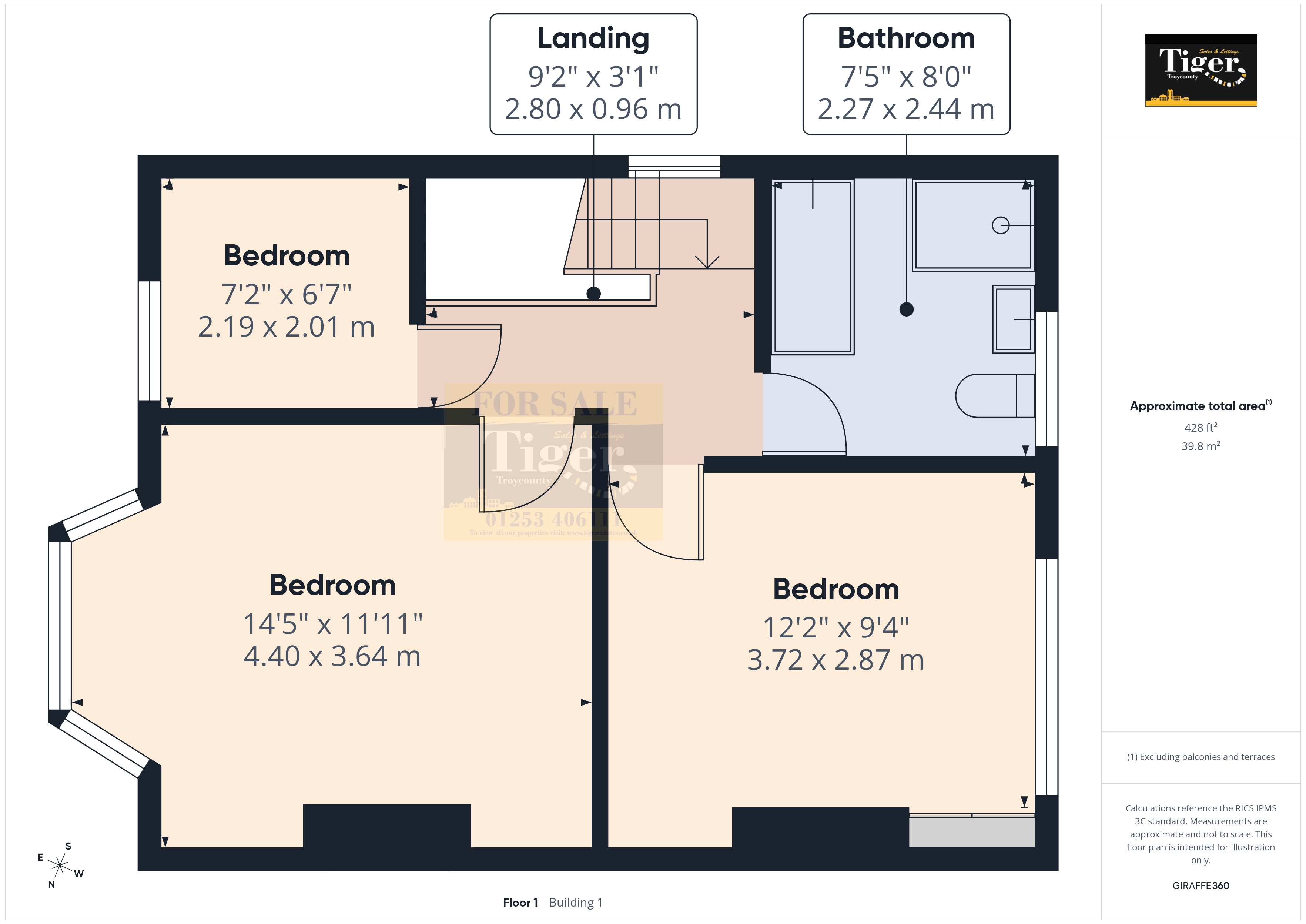 76, Orchard Avenue, Blackpool floorplan