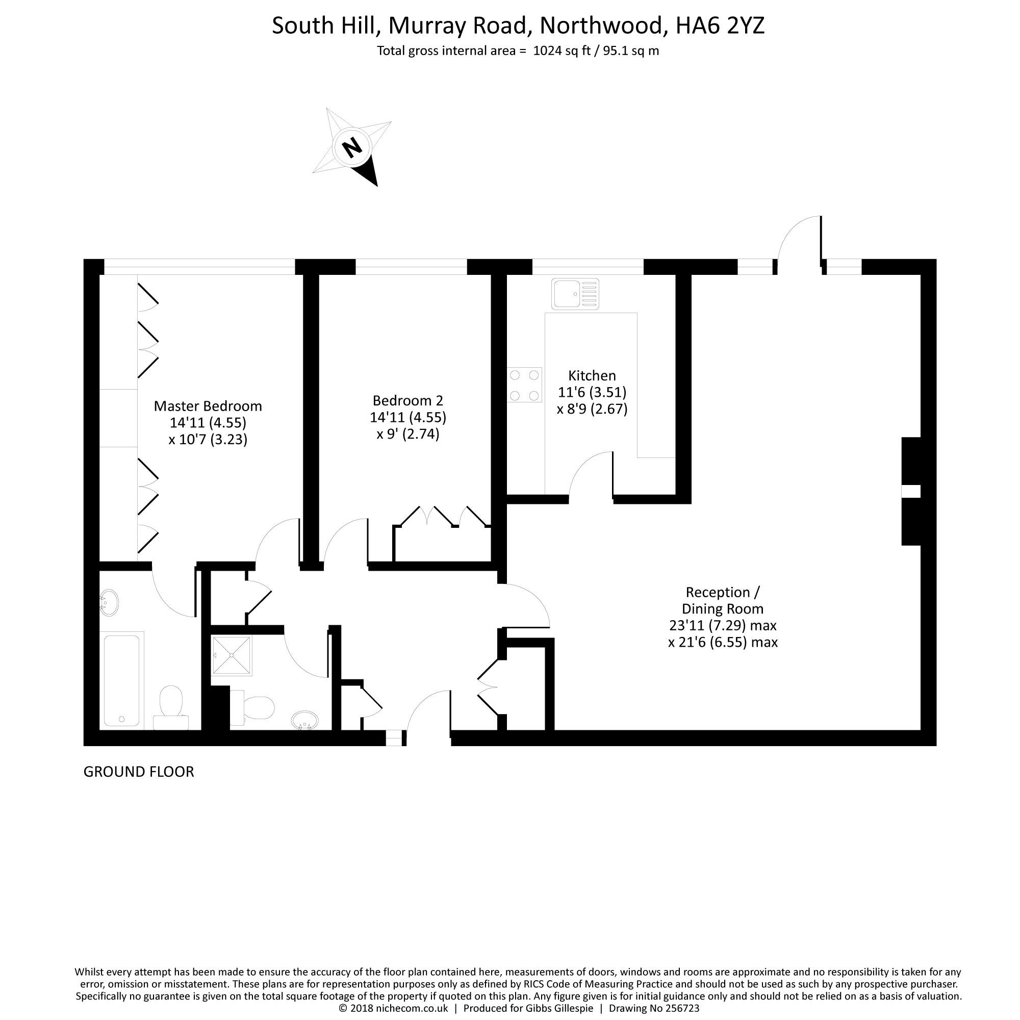 2 Bedrooms Flat to rent in Murray Road, Northwood HA6