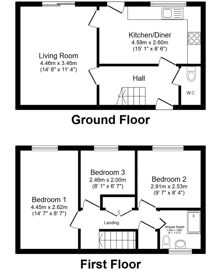 66, Ennerdale, Lancashire floorplan