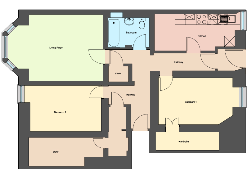 2 Bedrooms Flat to rent in Garnethill Street, Garnethill, Glasgow G3