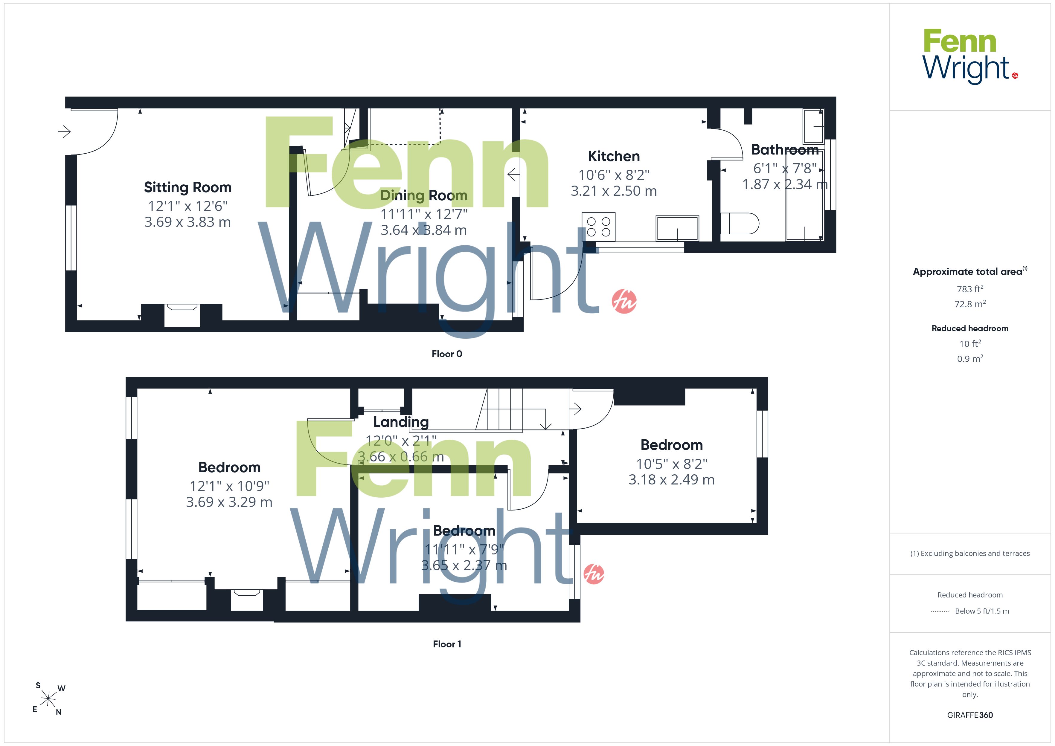 55, Wickham Road, Essex floorplan