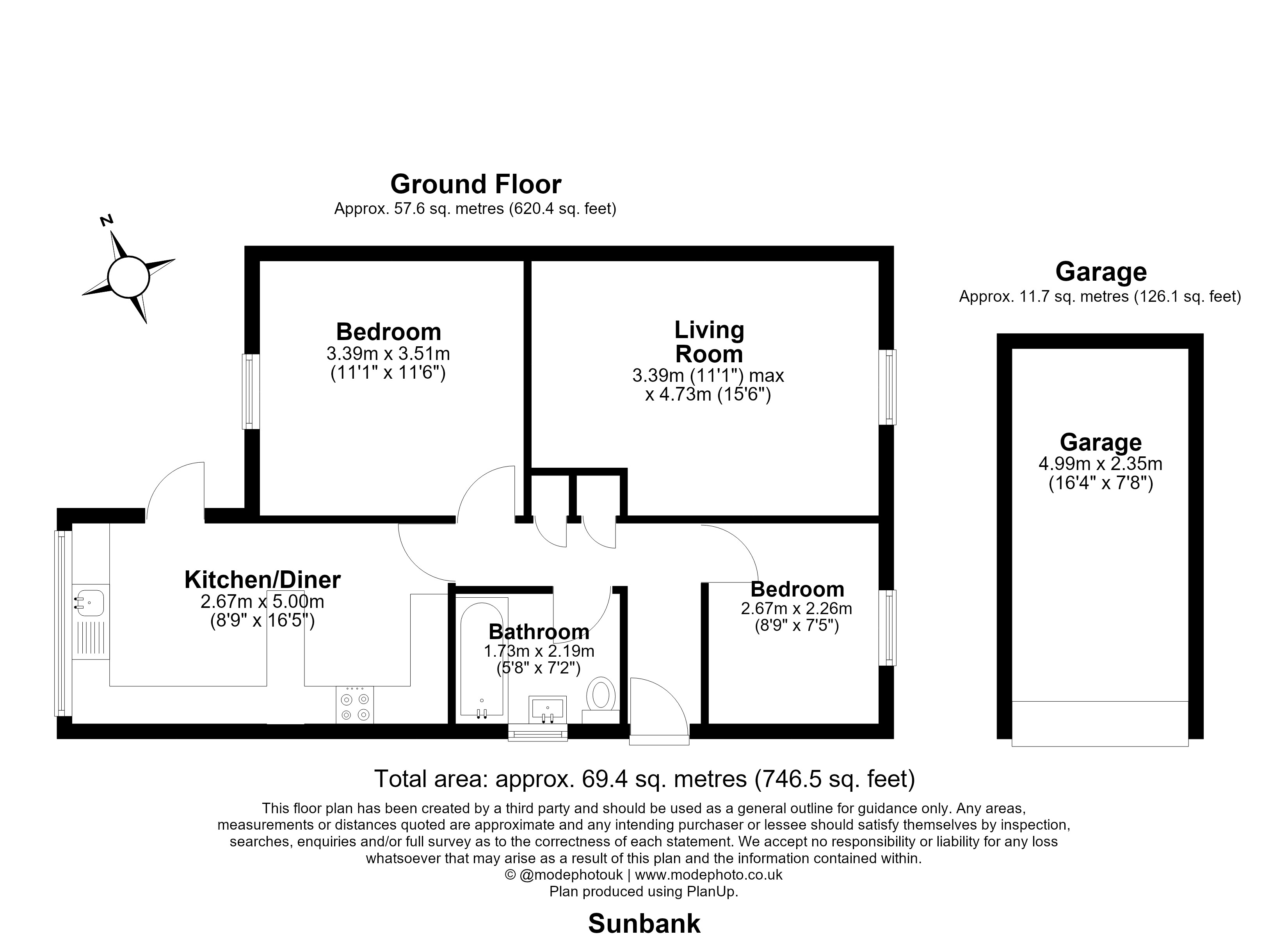 5, Sunbank, Dunmow floorplan