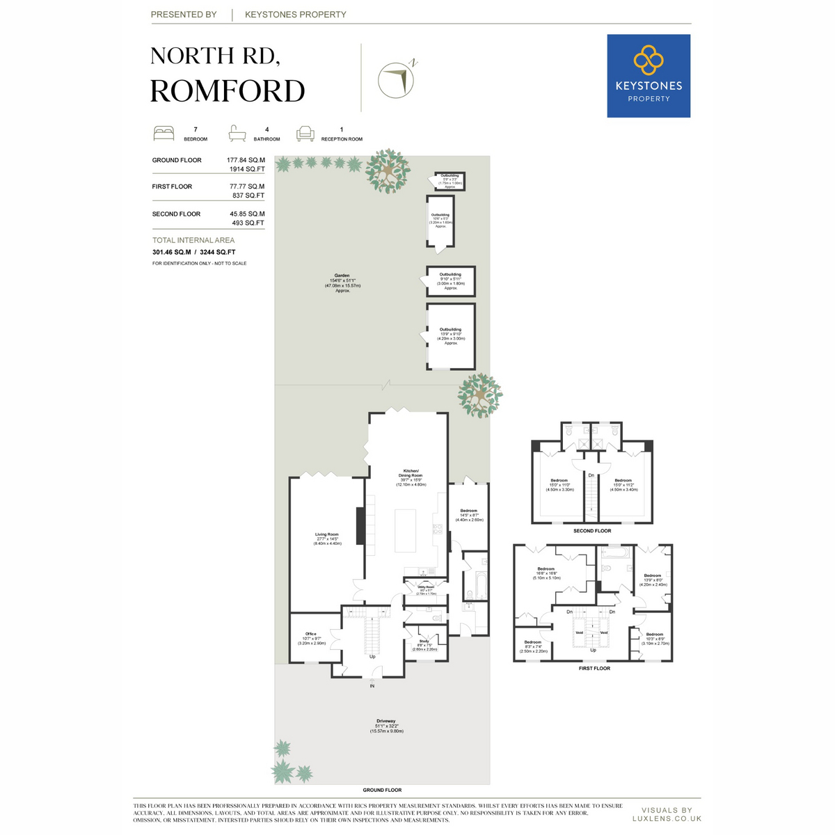 Rydal Mount,, North Road, Havering-atte-bower floorplan