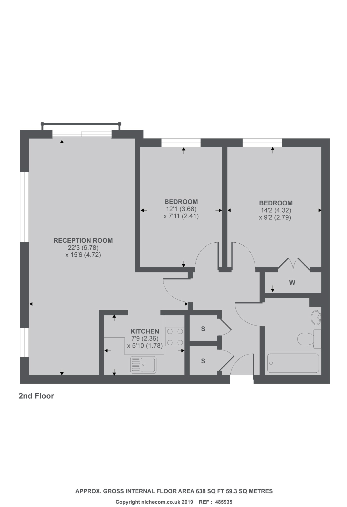 Highwood Close, London floorplan