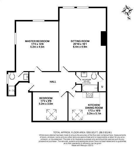 2 Bedrooms Flat to rent in Lansdown Road, Cheltenham GL51