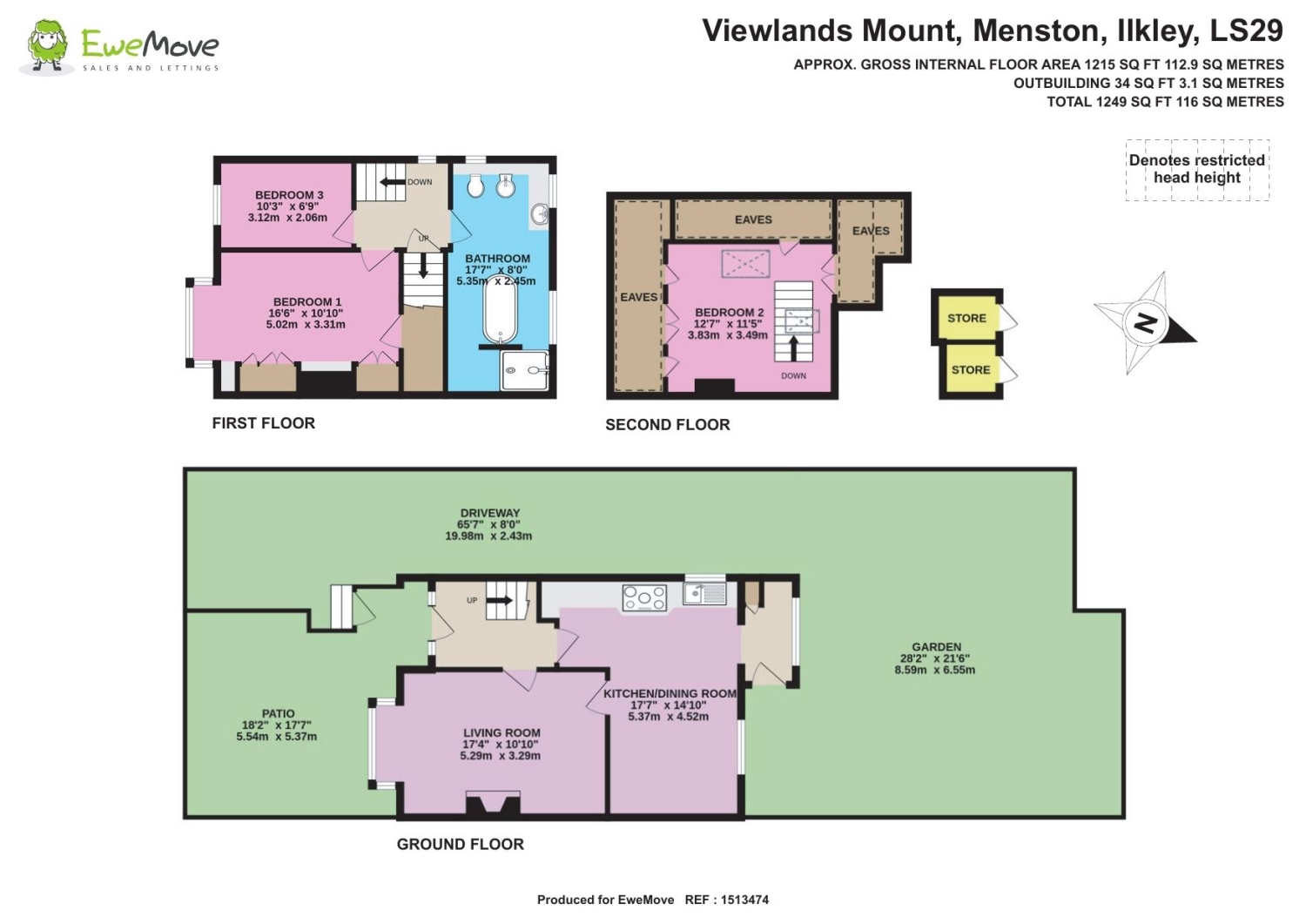 9, Viewlands Mount, Ilkley floorplan