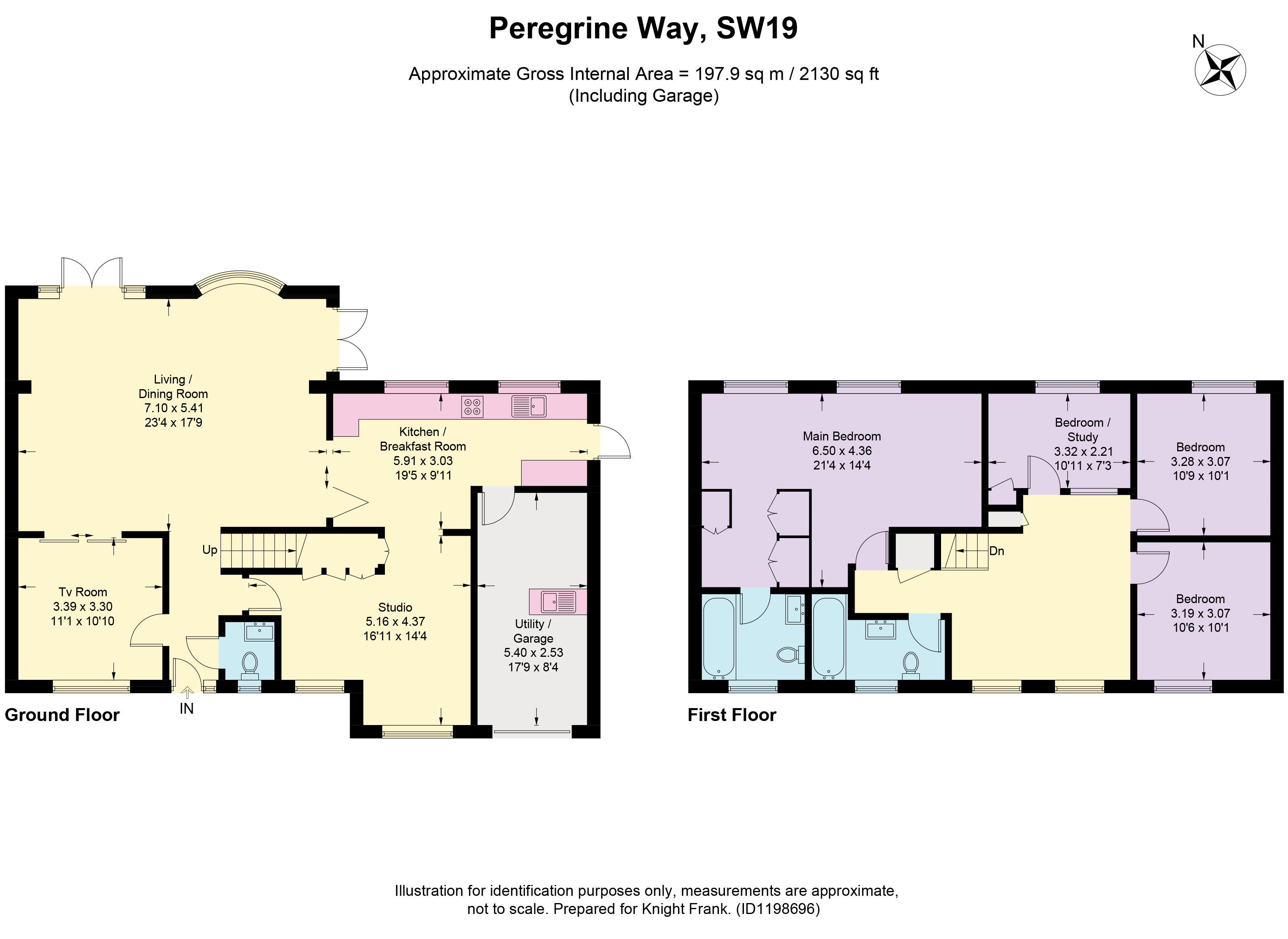9, Peregrine Way, London floorplan