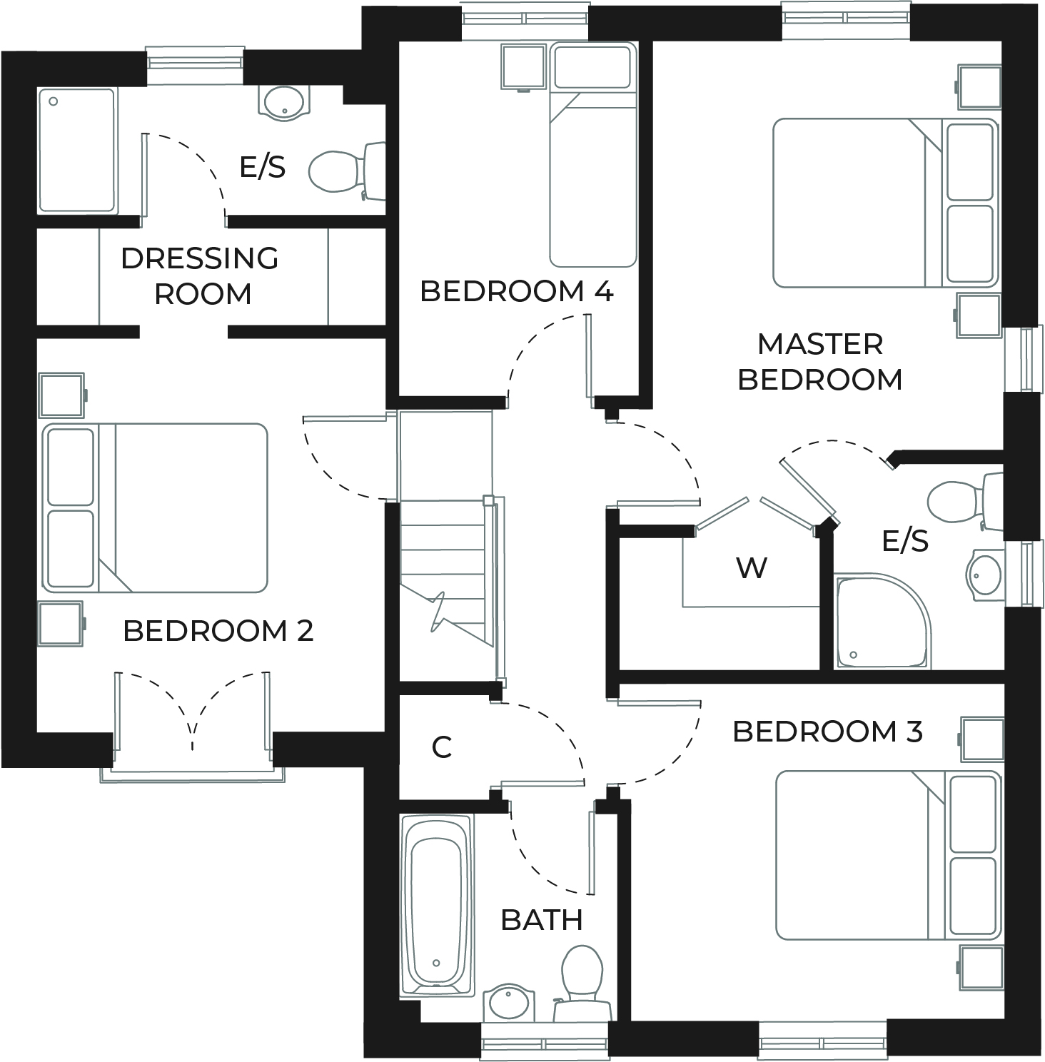 Plot 57 The Henley,,, Diss Road, Botesdale floorplan