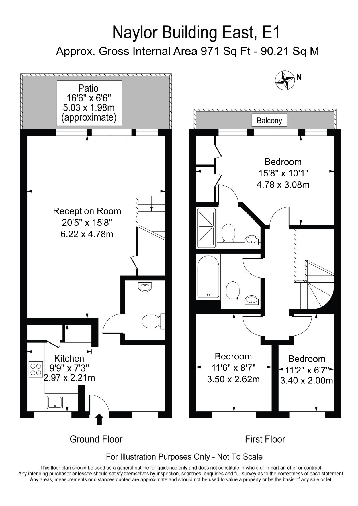 3 Bedrooms Flat to rent in Naylor Building East, 15 Adler Street, London E1