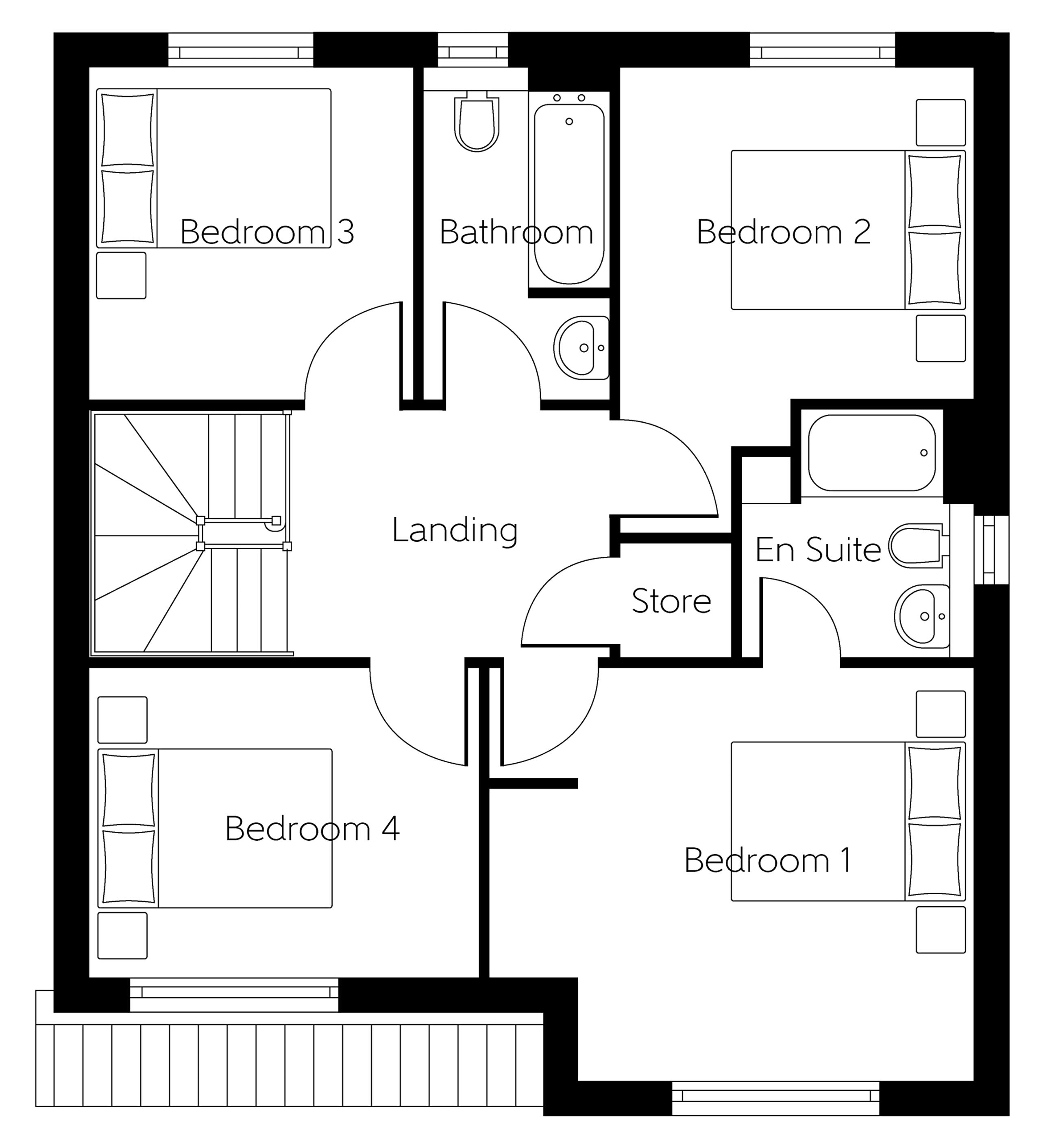 487, 1 Dander Way, Blindwells floorplan