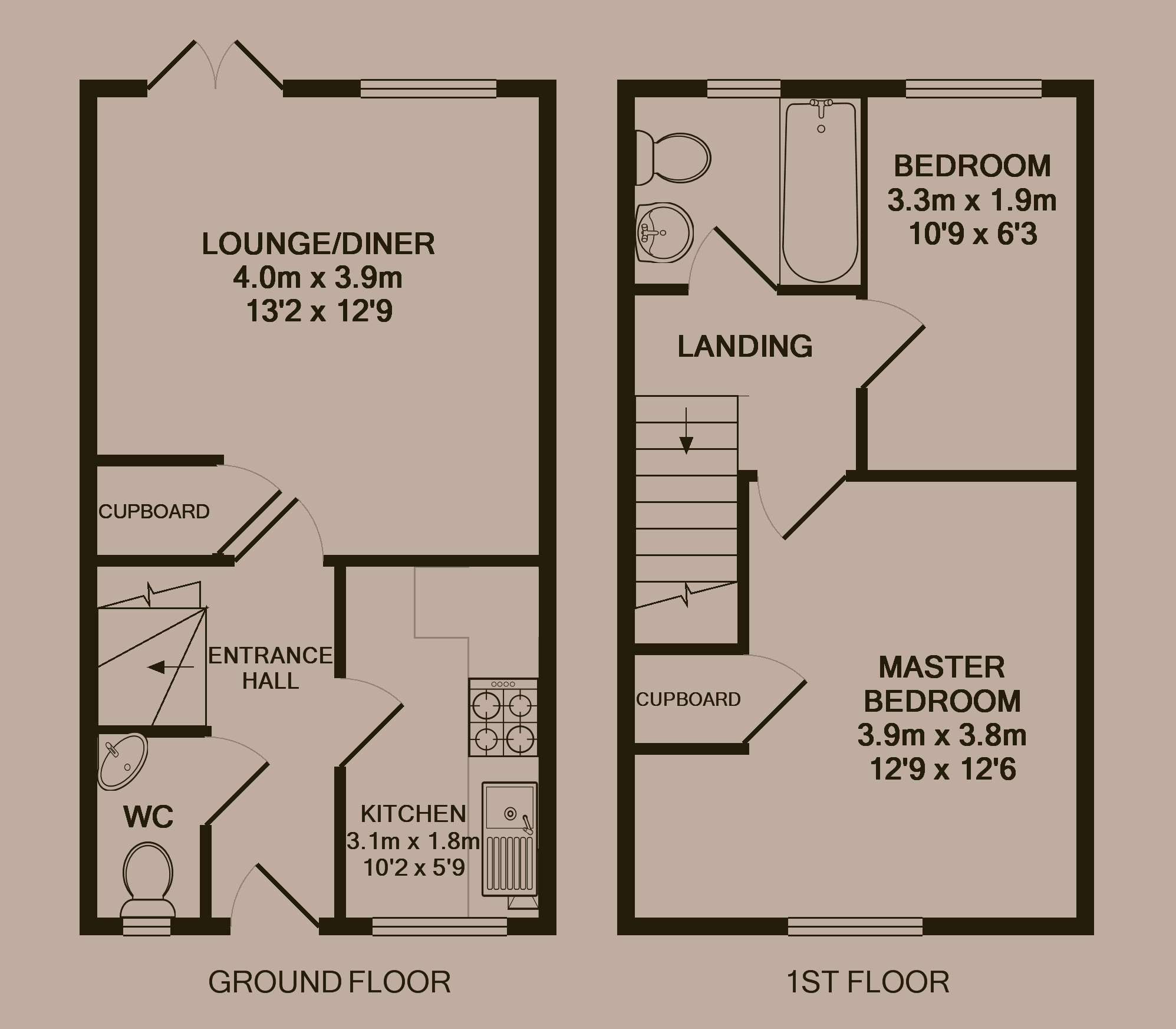 2 Bedrooms  to rent in Mill Hill Leys, Wymeswold LE12