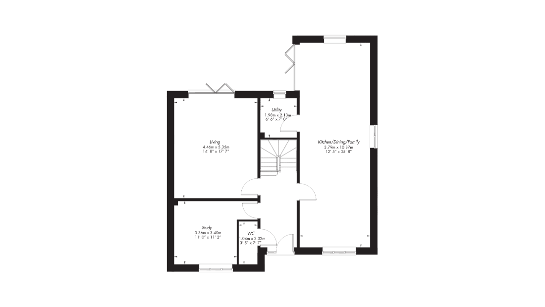 The Carlton - plot 53, Wykin Lane, Stoke Golding floorplan