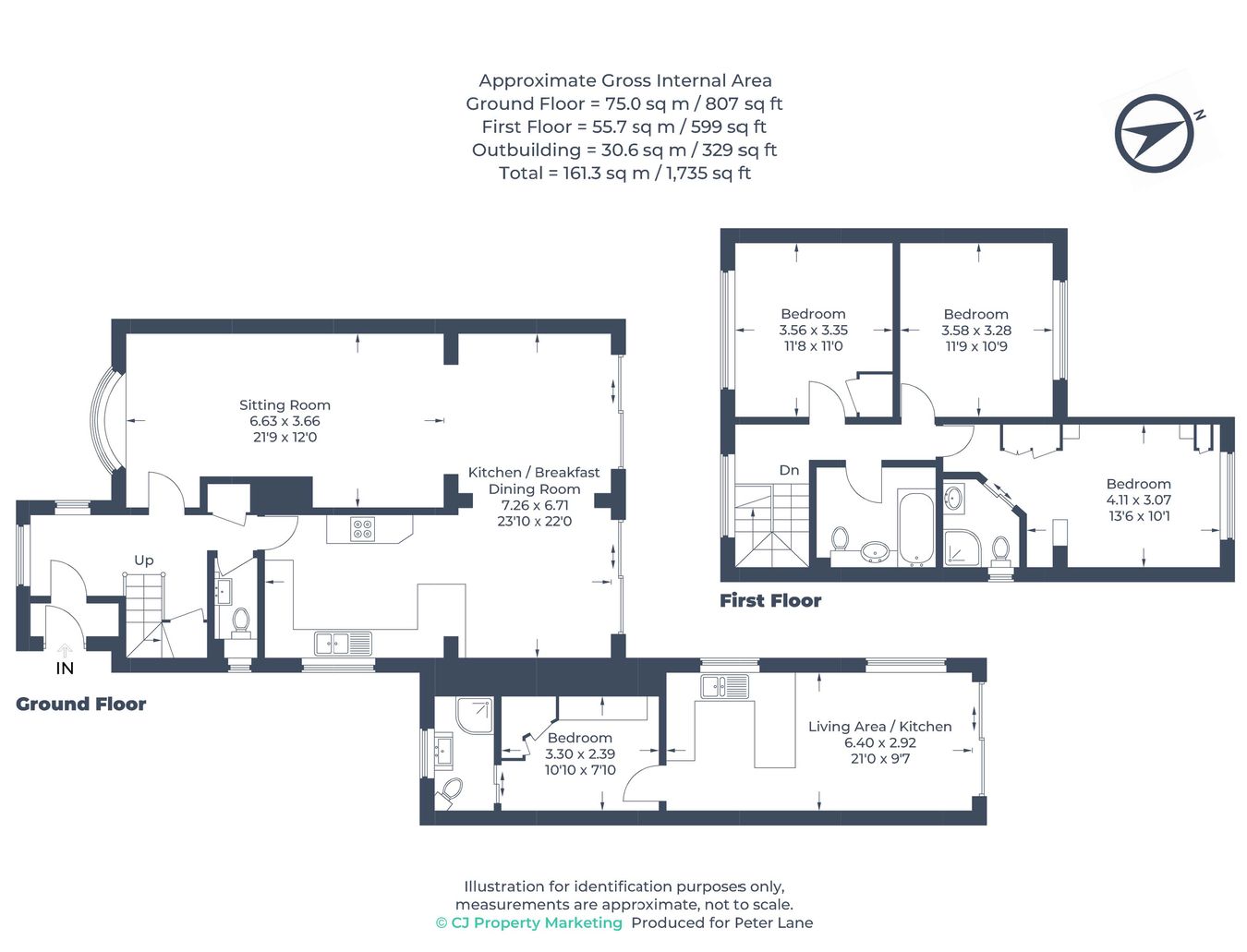 13, Burnt Close, St Neots floorplan