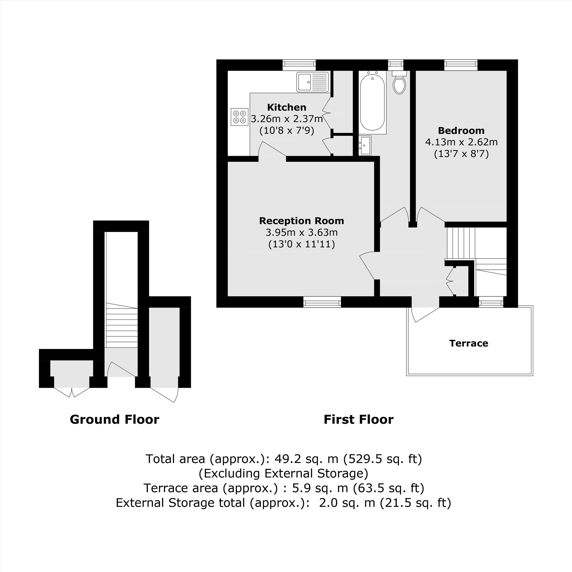 Collinson Walk, London floorplan