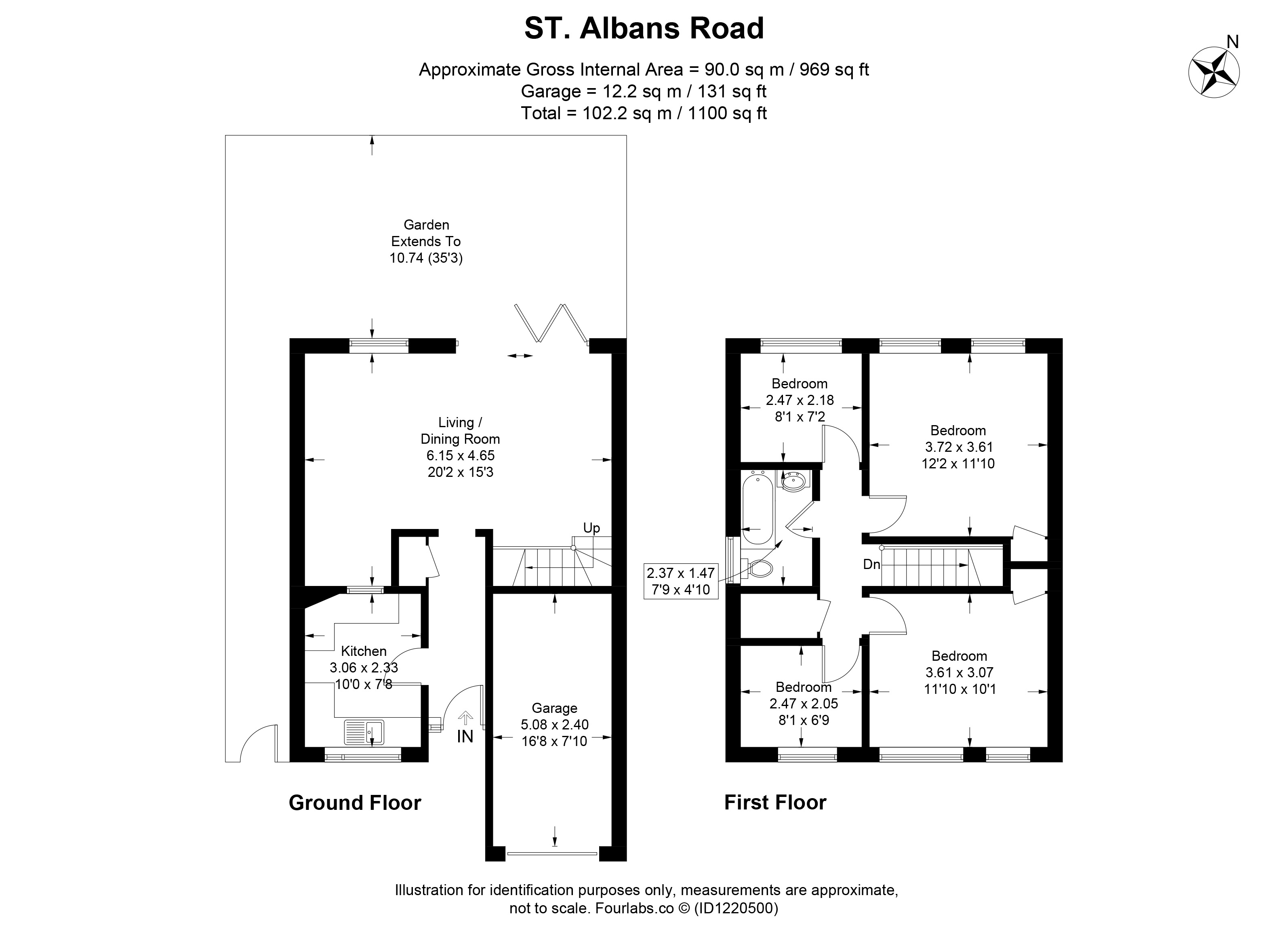 60, St. Albans Road, Sutton floorplan