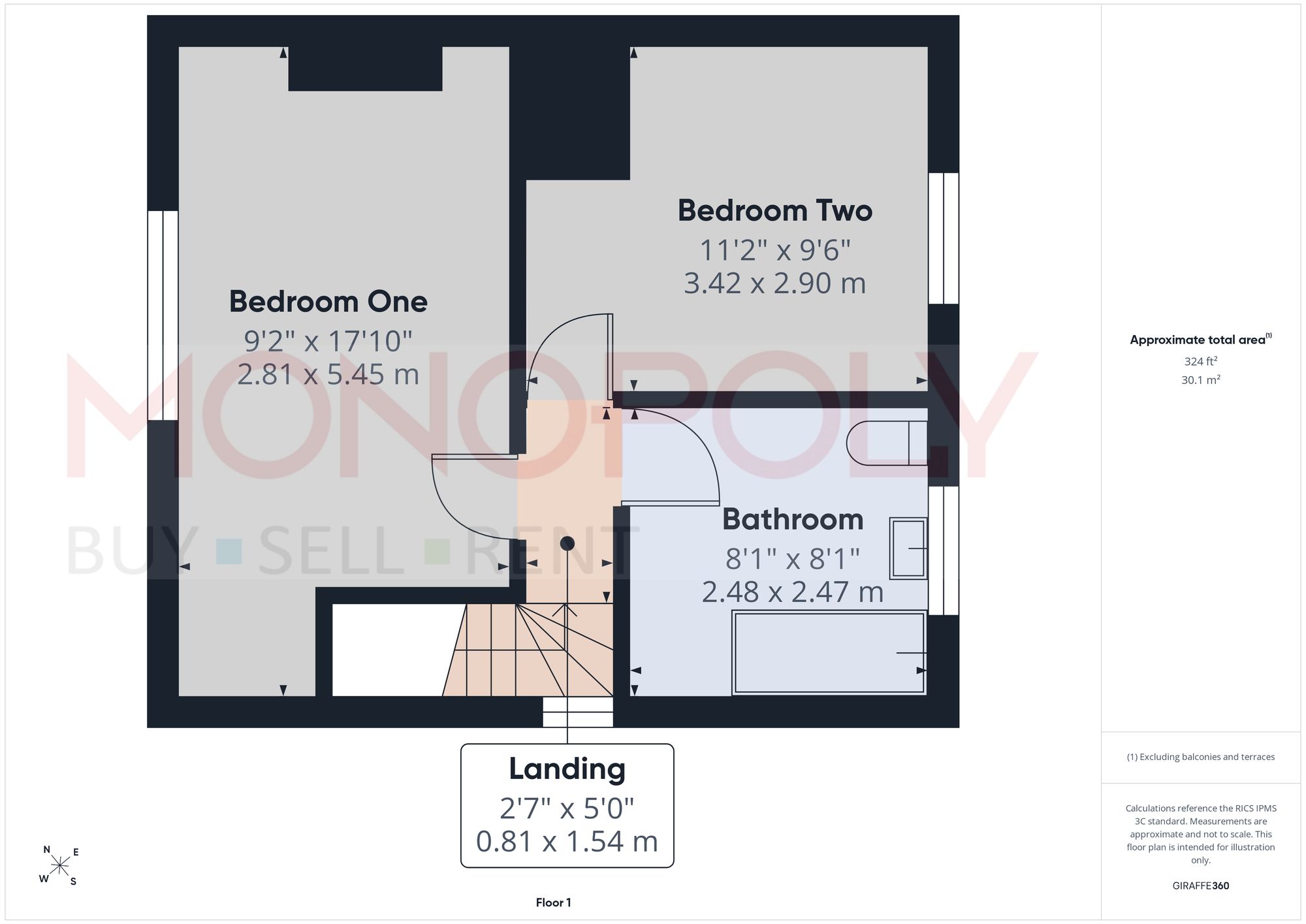 3 Rockwood Road, Wrexham floorplan