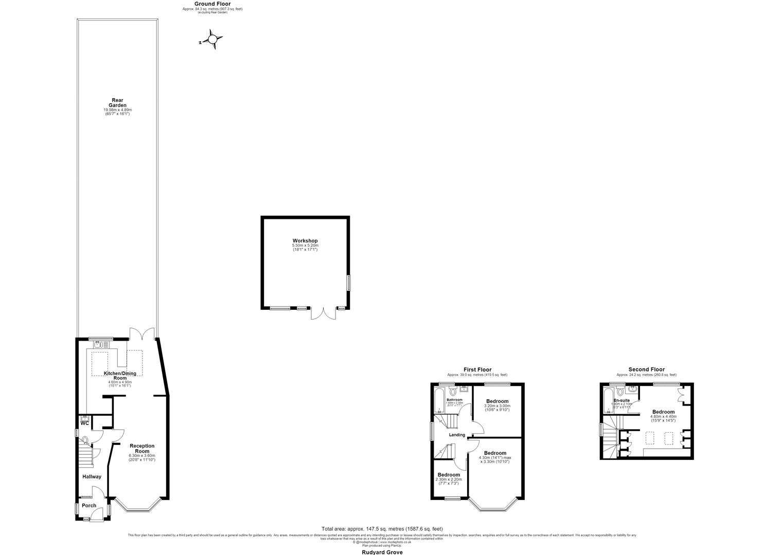 3, Rudyard Grove, London floorplan