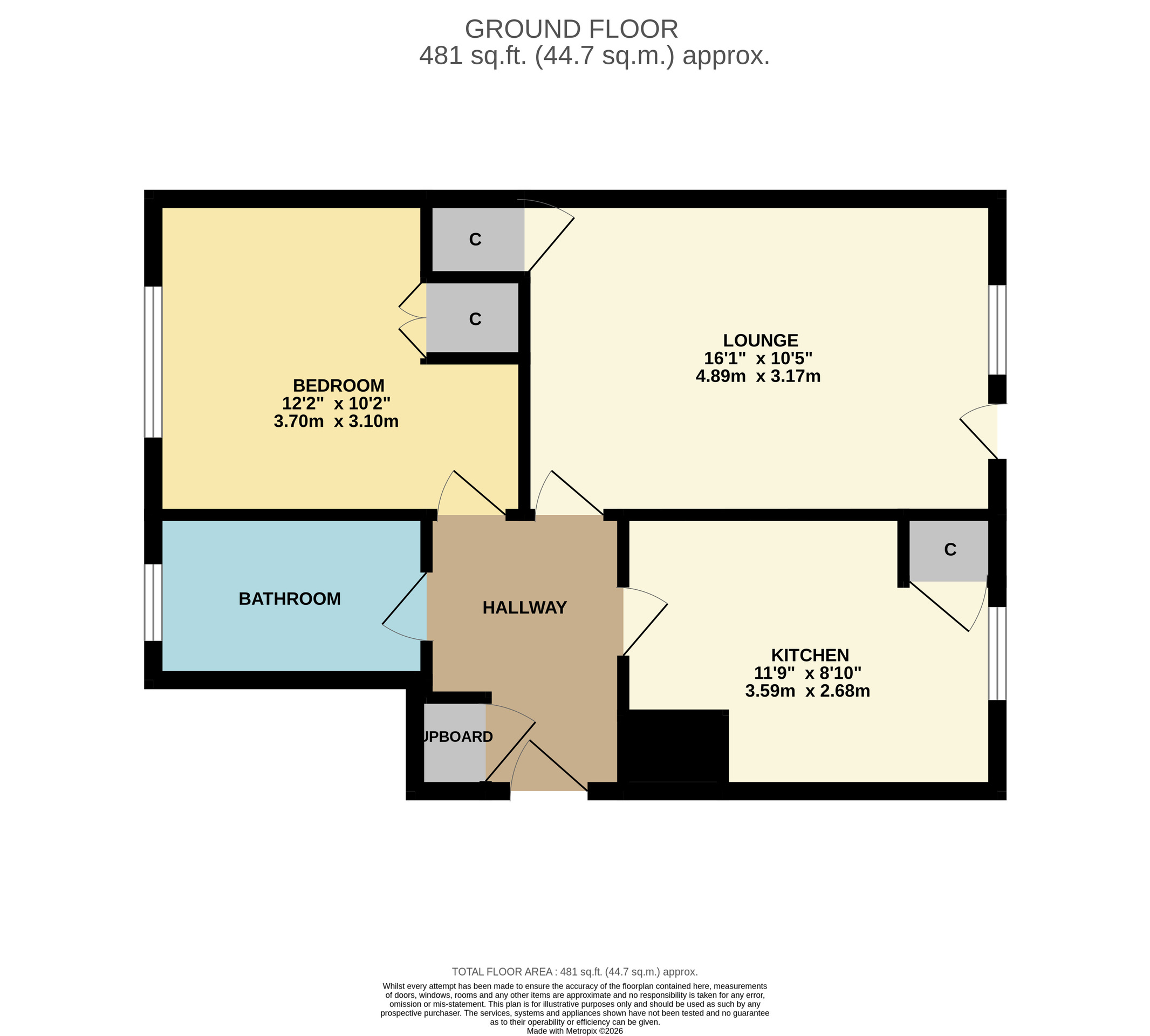122 Main Street, Glasgow floorplan