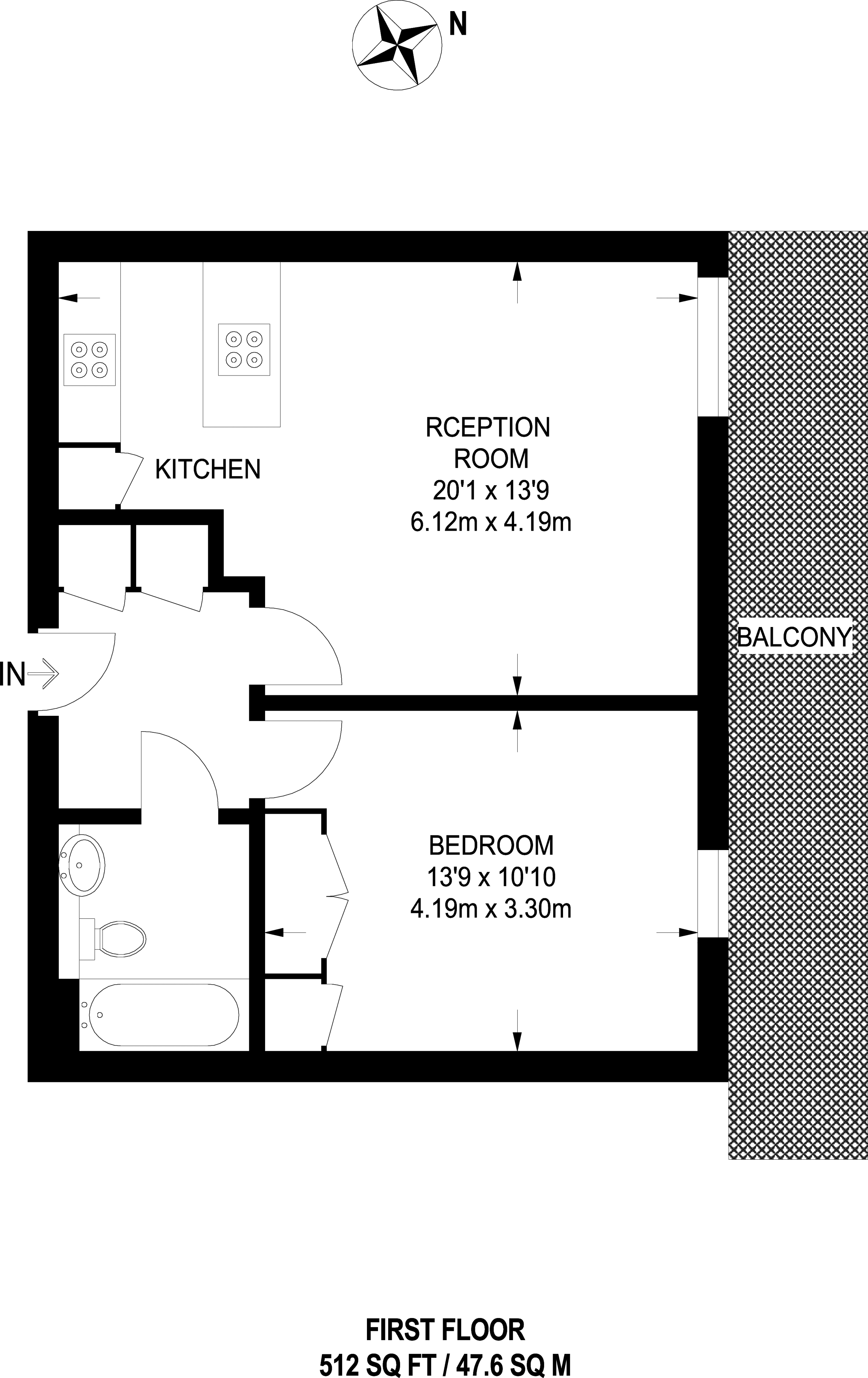 1 Bedrooms Flat to rent in Oval Road, Camden NW1