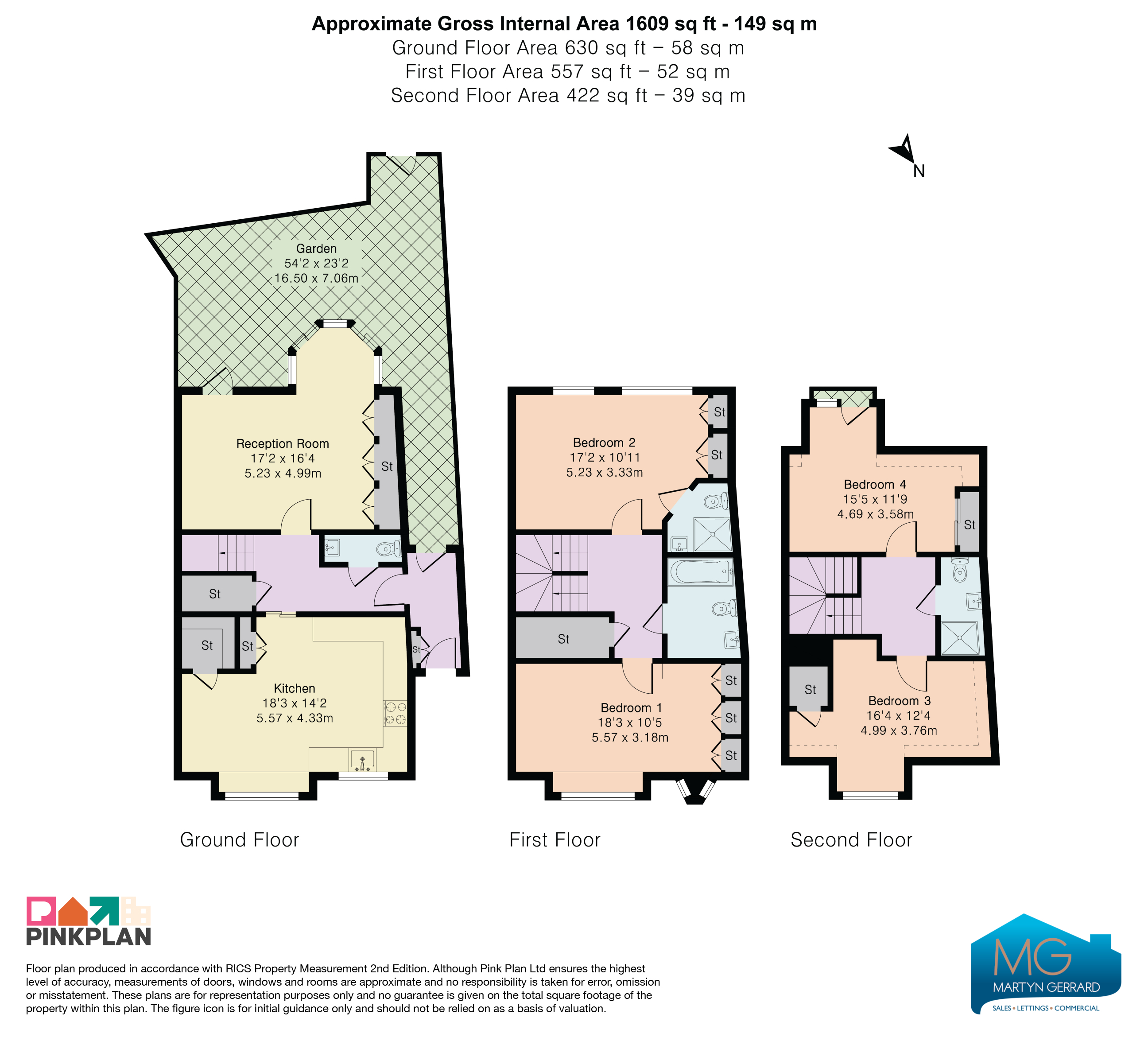 93, Bunns Lane, London floorplan