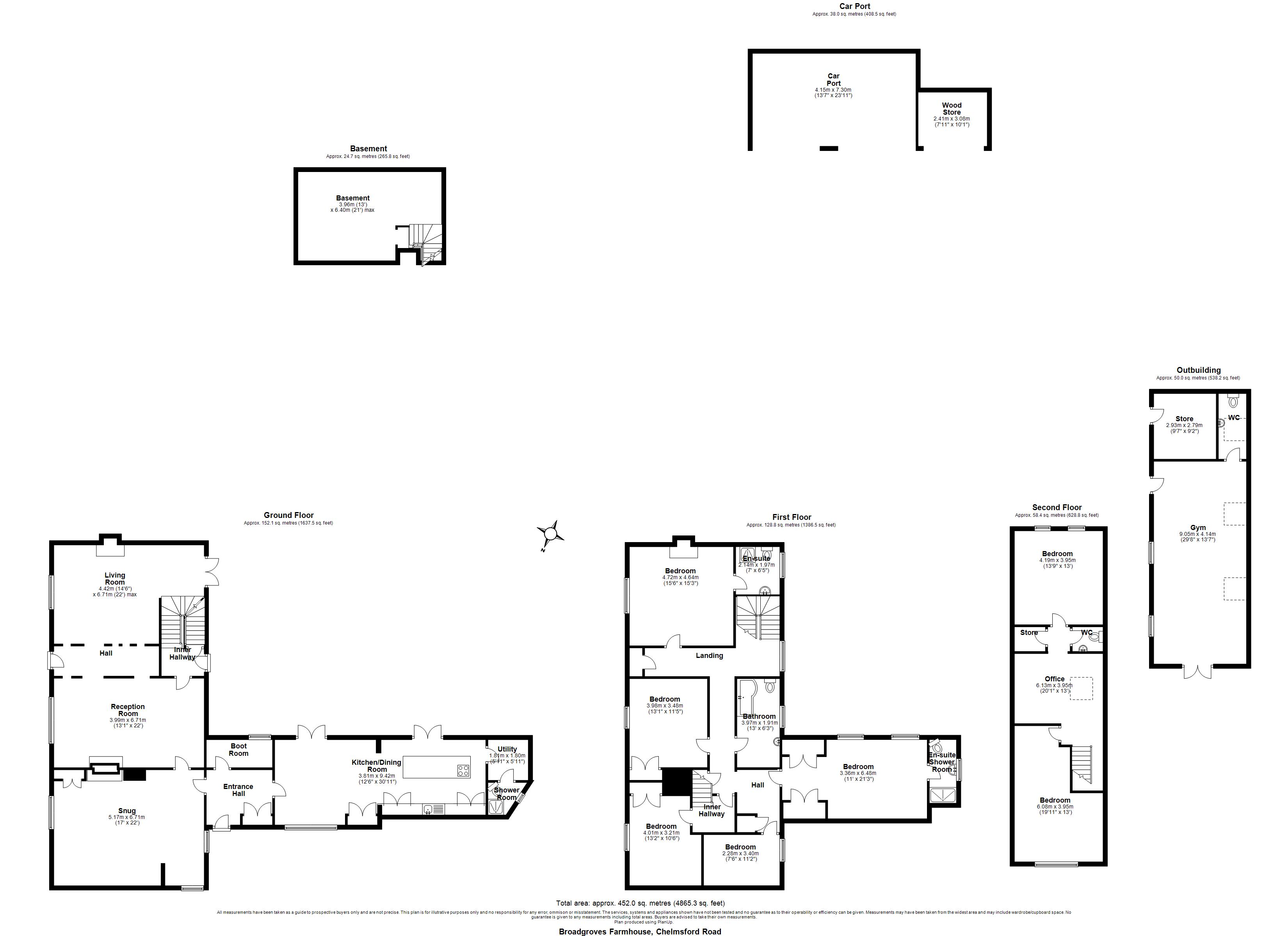 Chelmsford Road, Dunmow, CM6 floorplan