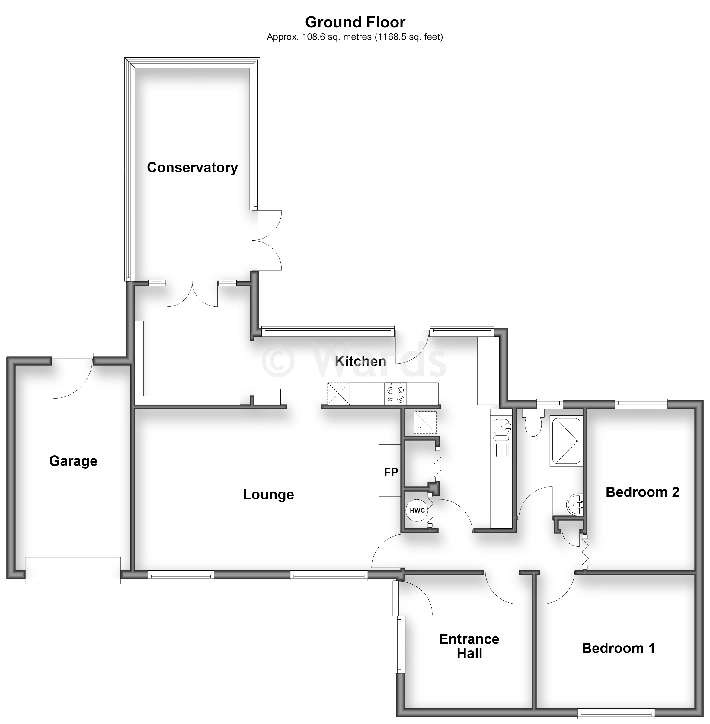 6, Dunes Road, Greatstone floorplan