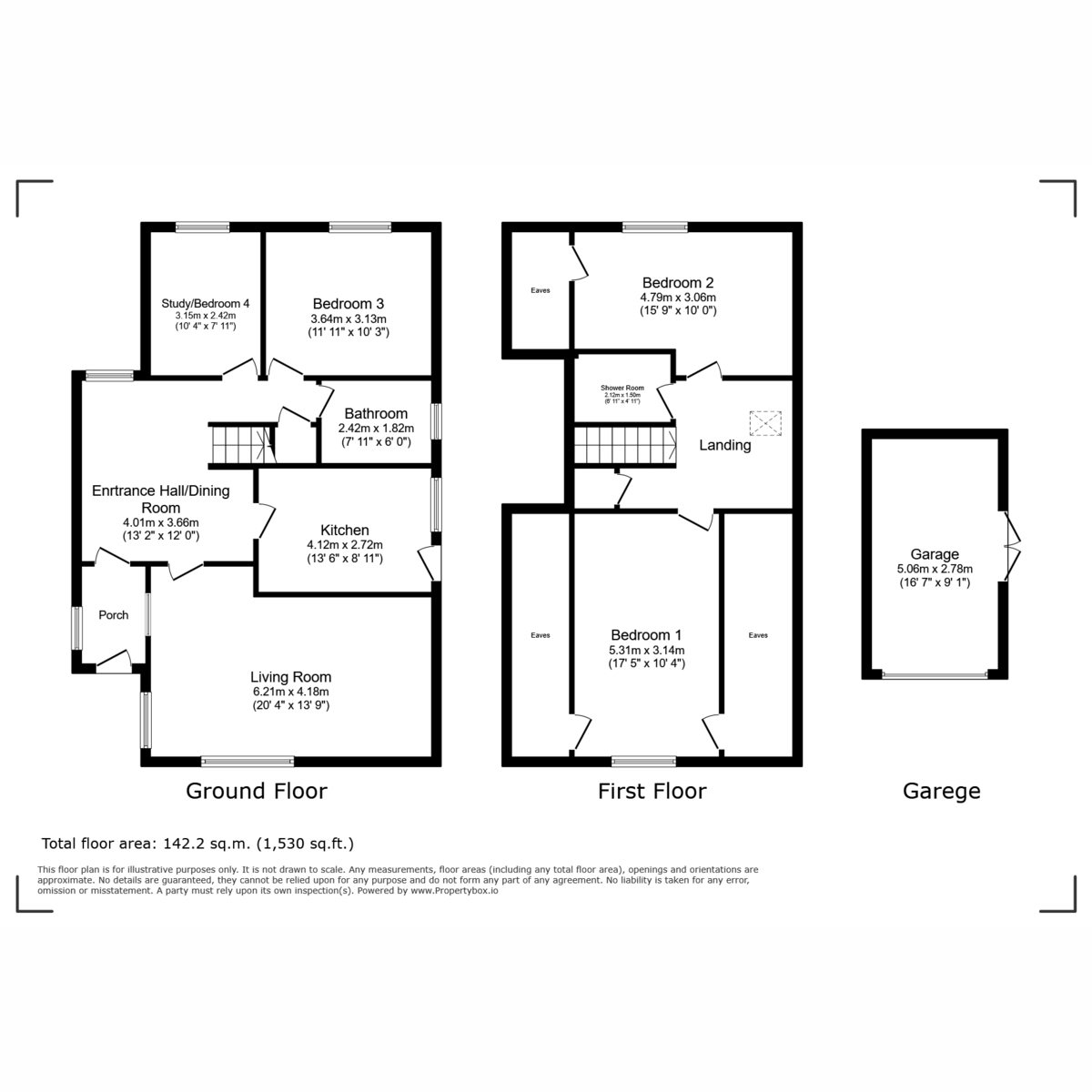 Lon Y Wennol, Llanfairpwllgwyngyll floorplan