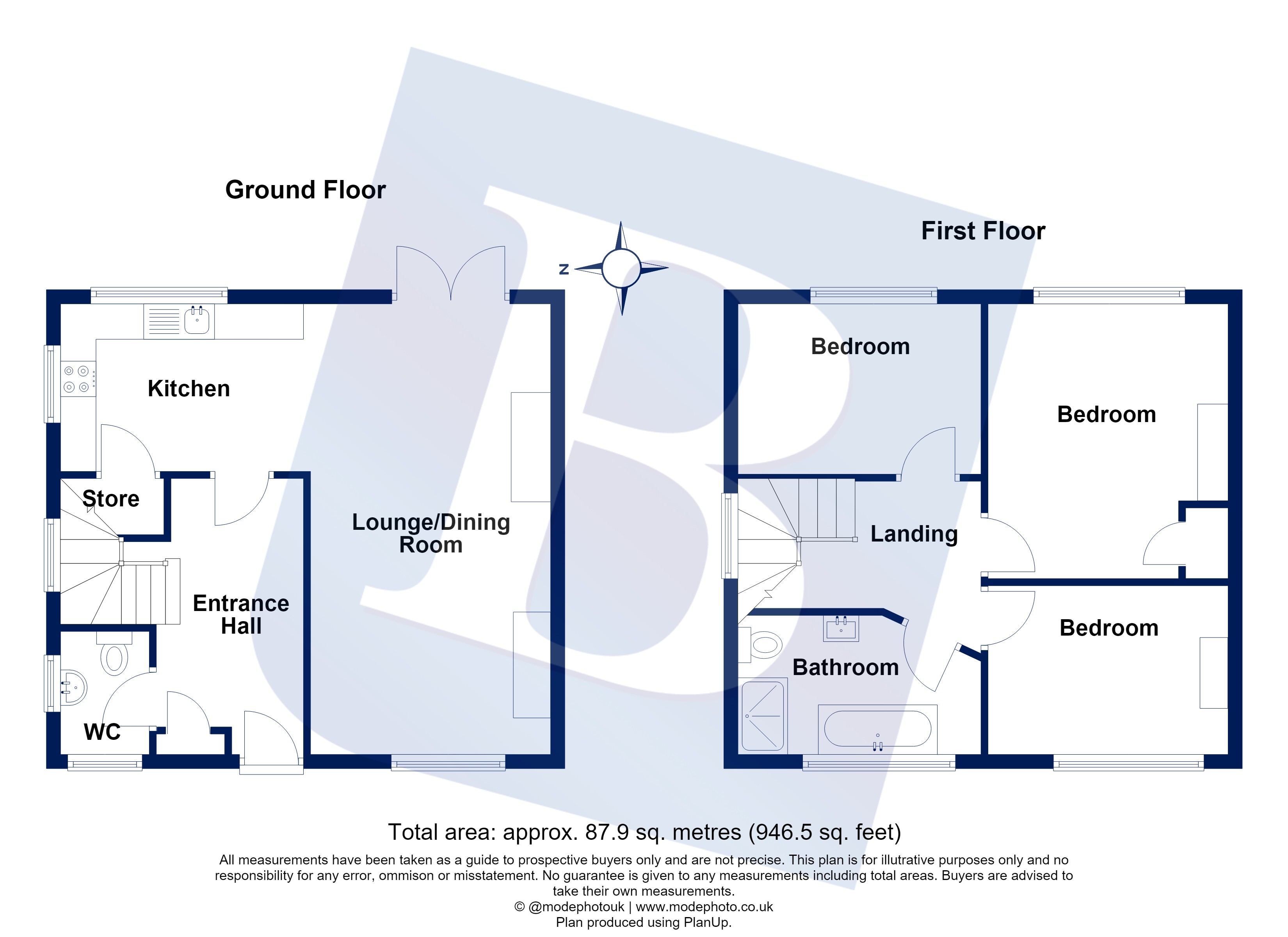 5, Woodhouse Lane, Chelmsford floorplan