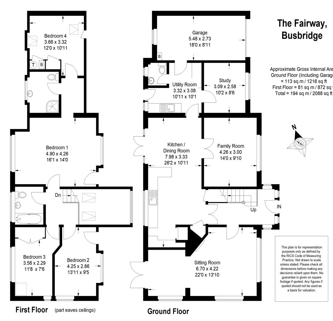 The Fairway, Godalming floorplan