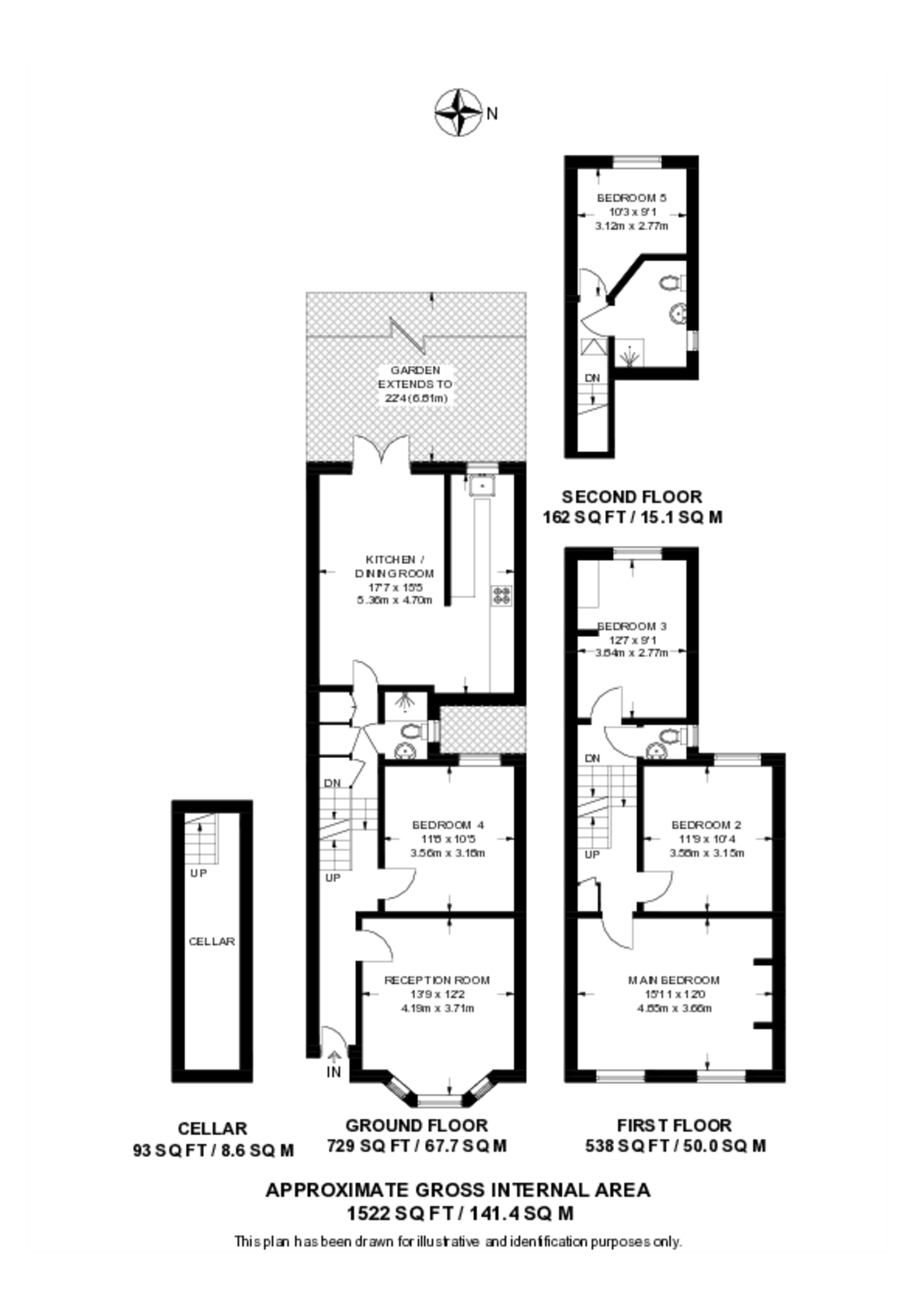 Rattray Road, Brixton floorplan