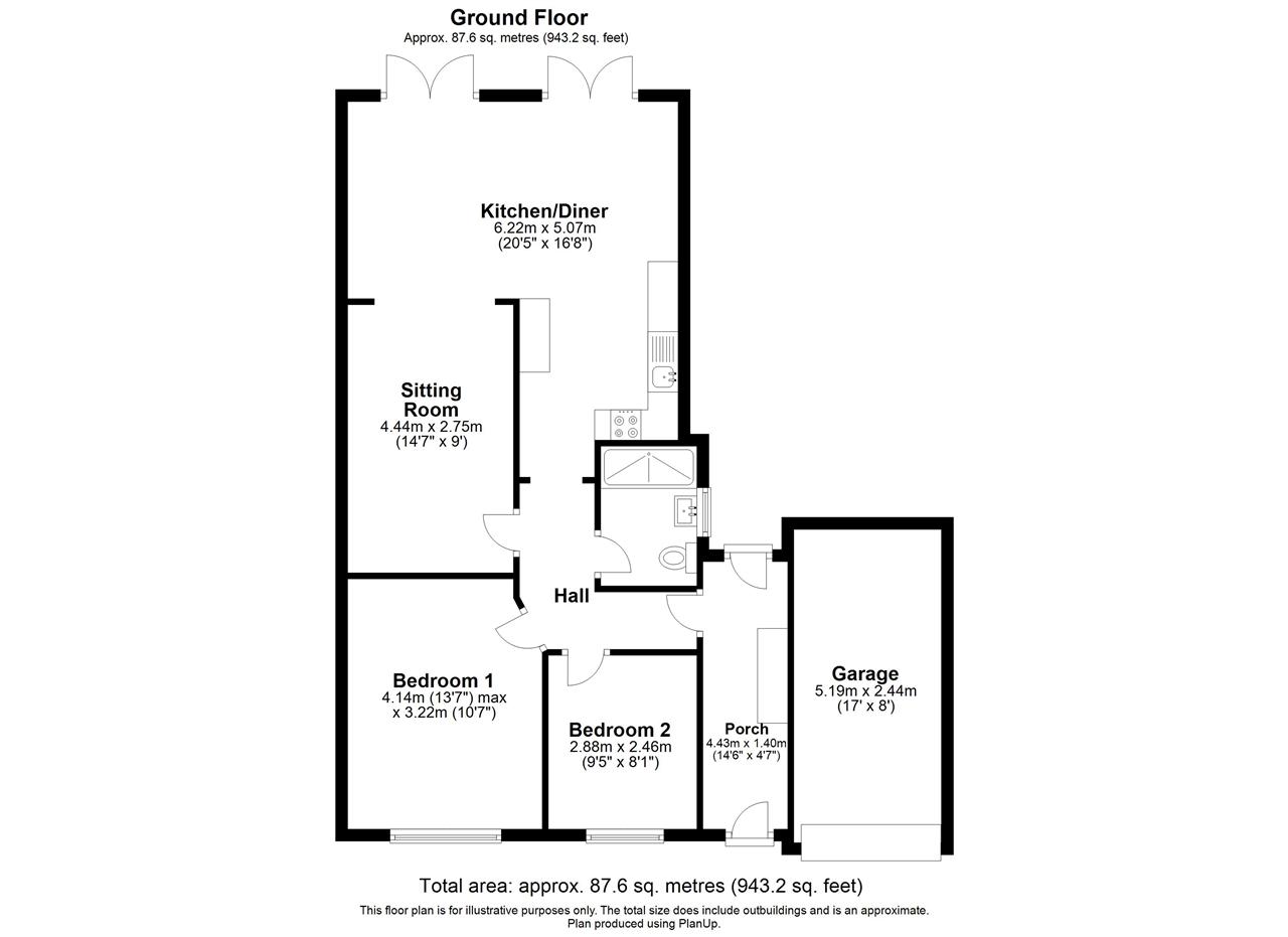 7, Elmwood, Turvey floorplan