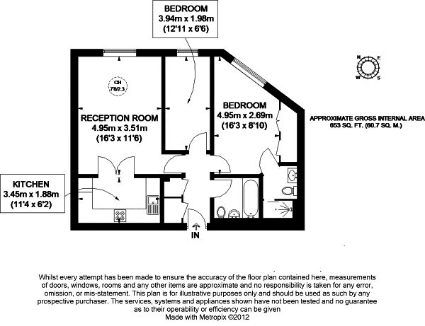 10 Ravens House, Wadbrook Street, Kingston Upon Thames floorplan