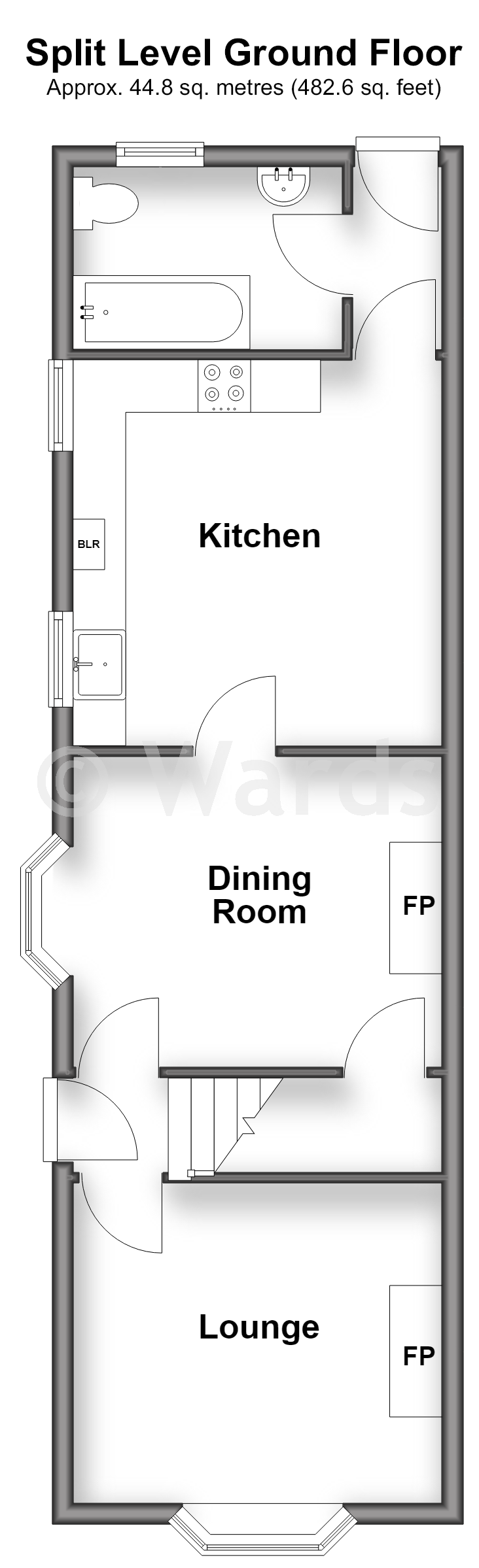 Mill Cottage, Oare Road, Faversham floorplan