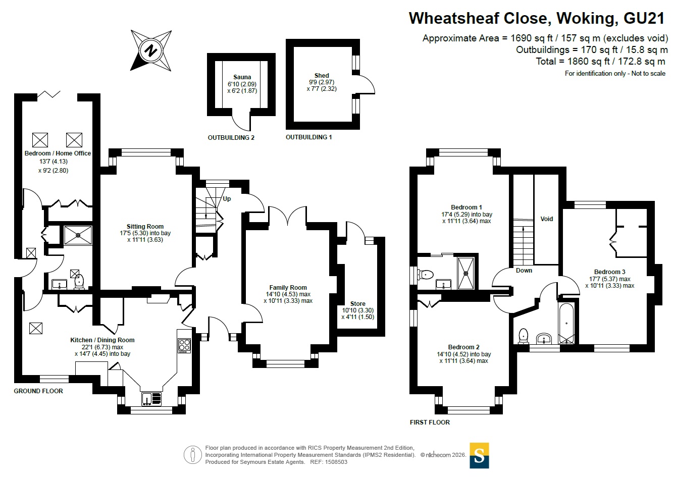 21, Wheatsheaf Close, Surrey floorplan