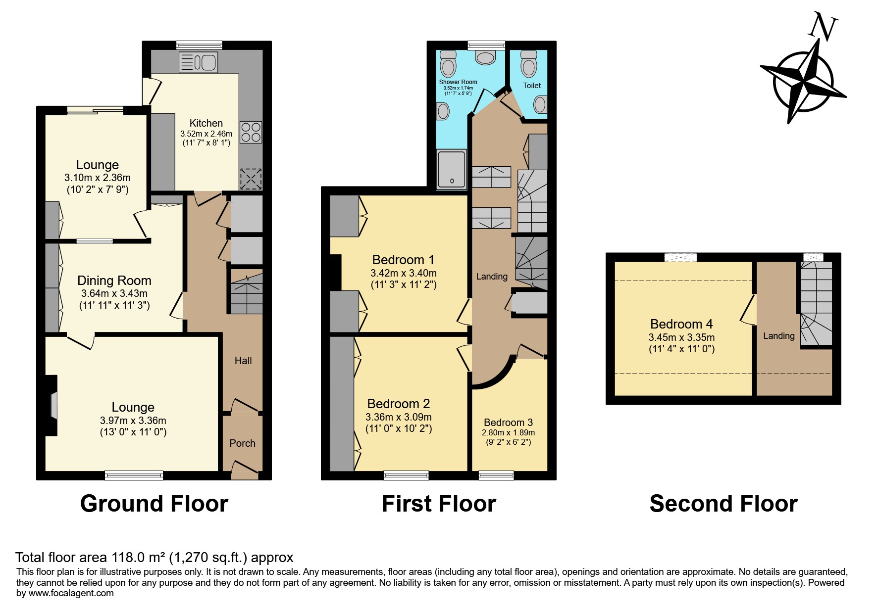51, Bridport Road, Dorchester floorplan