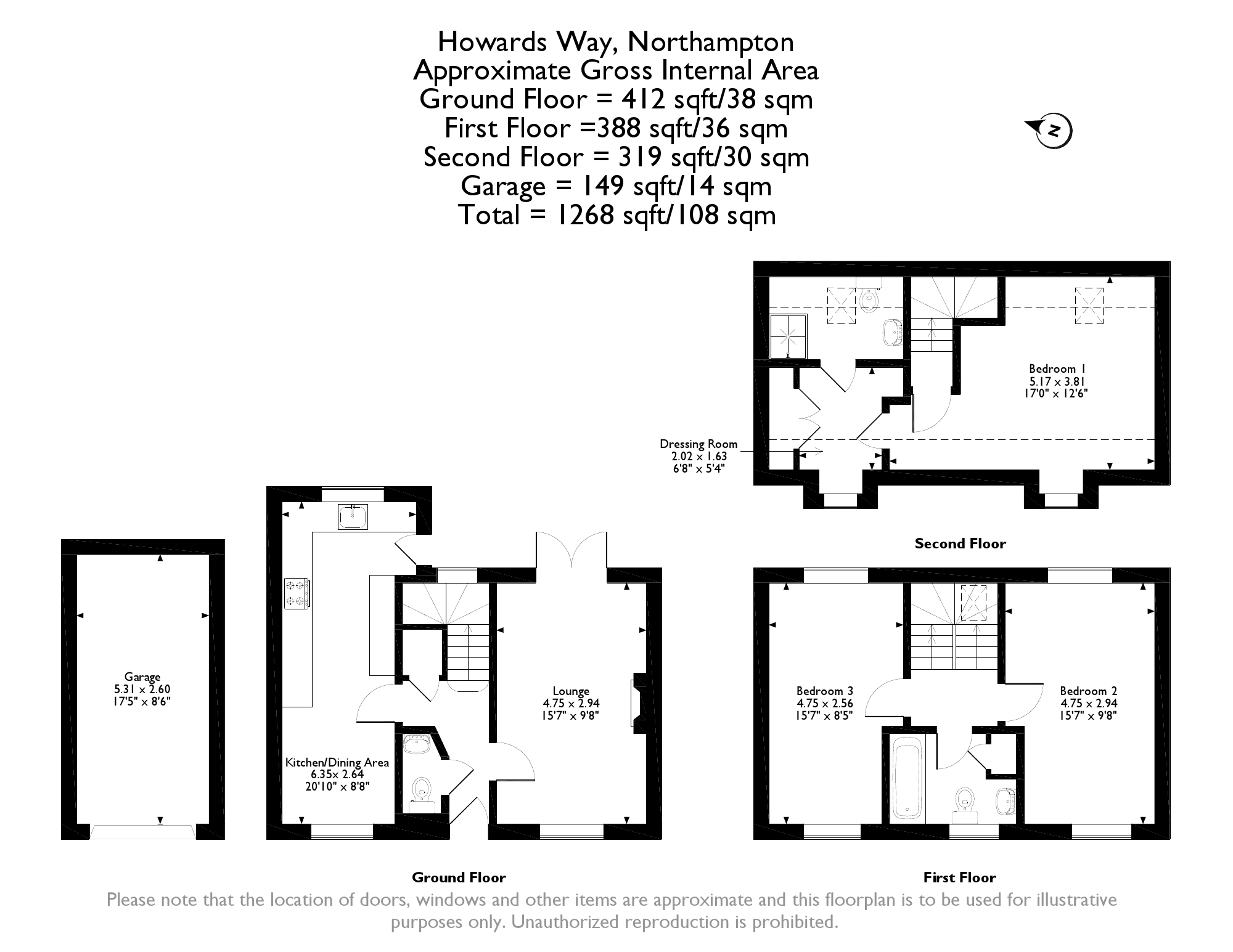 3 Bedrooms Semi-detached house for sale in Howards Way, Northampton NN3