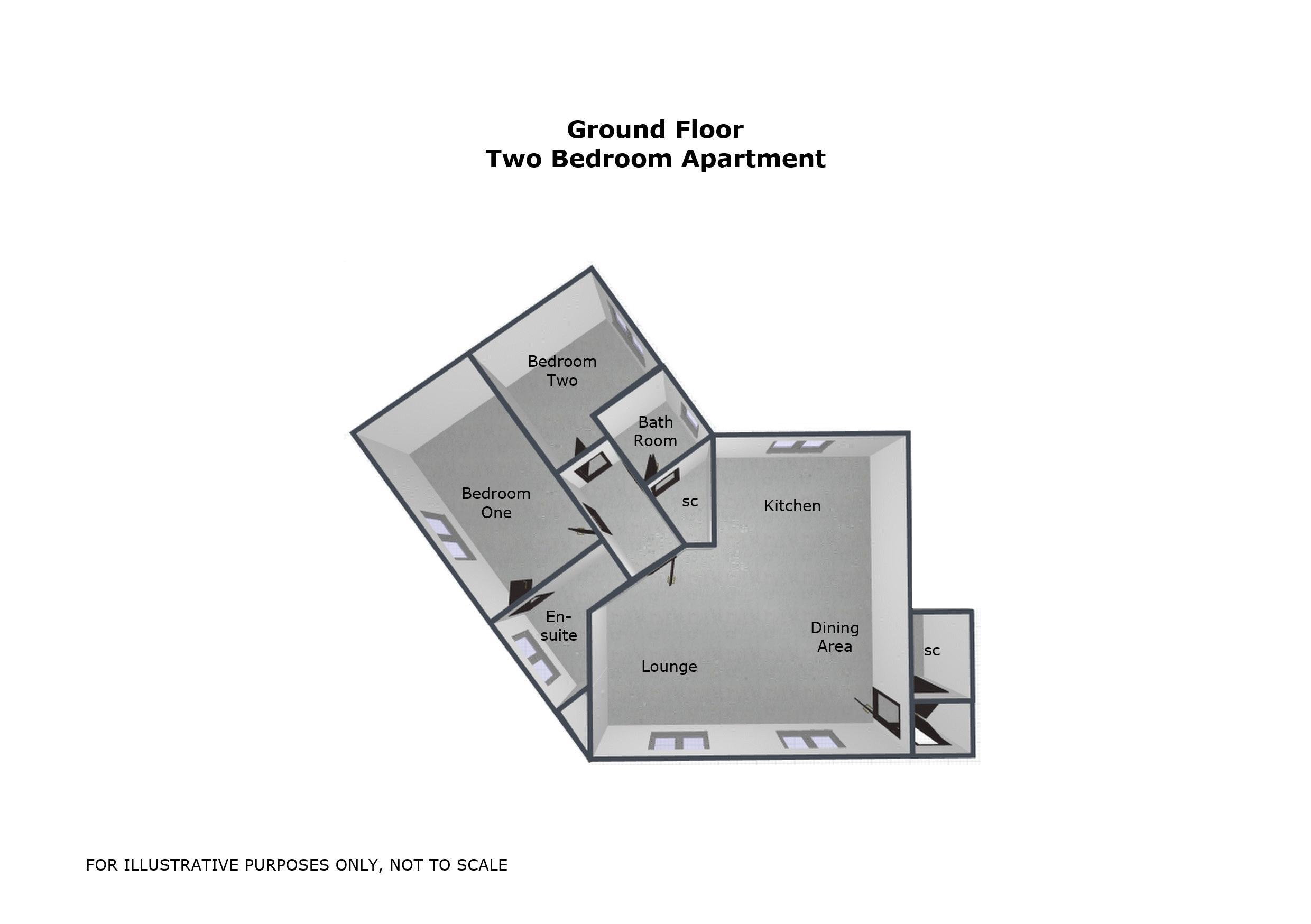 2 Bedrooms Flat for sale in Sanders Way, Lichfield WS14