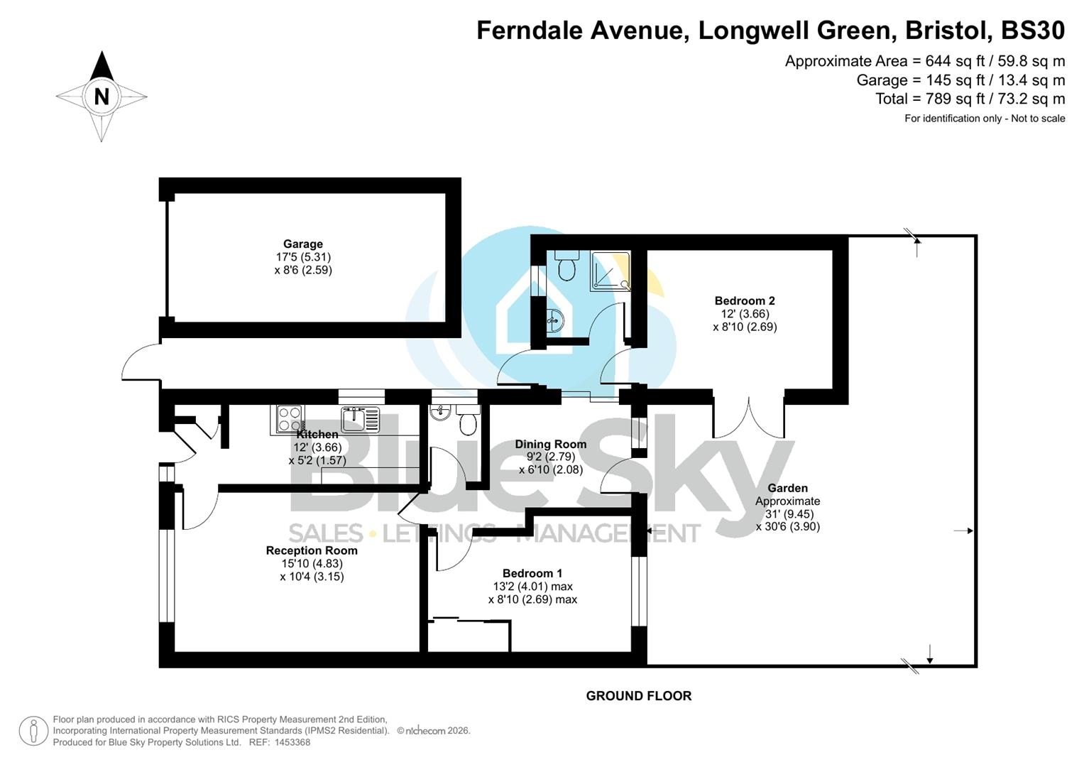 11, Ferndale Avenue, Bristol floorplan