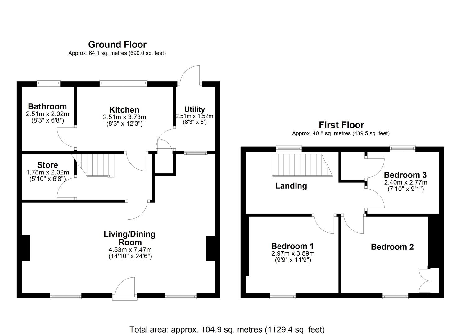 191, Quemerford, Calne floorplan