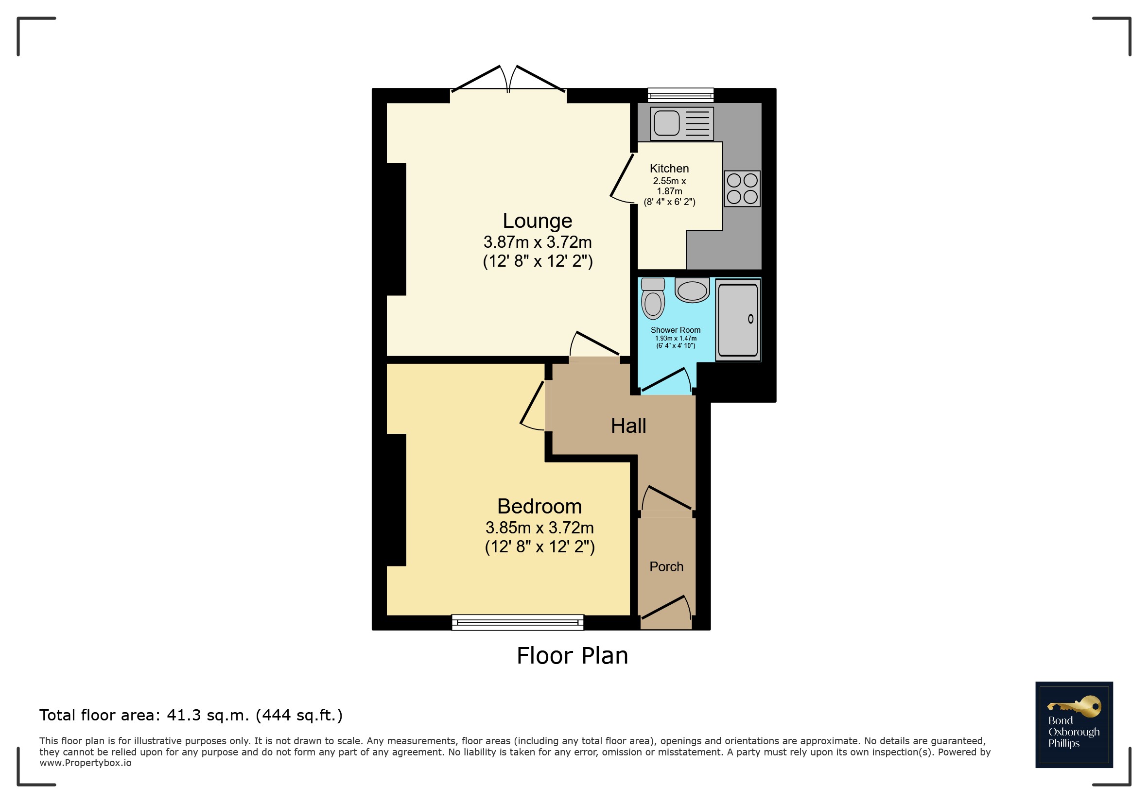 39B,, Cross Street, Bideford floorplan