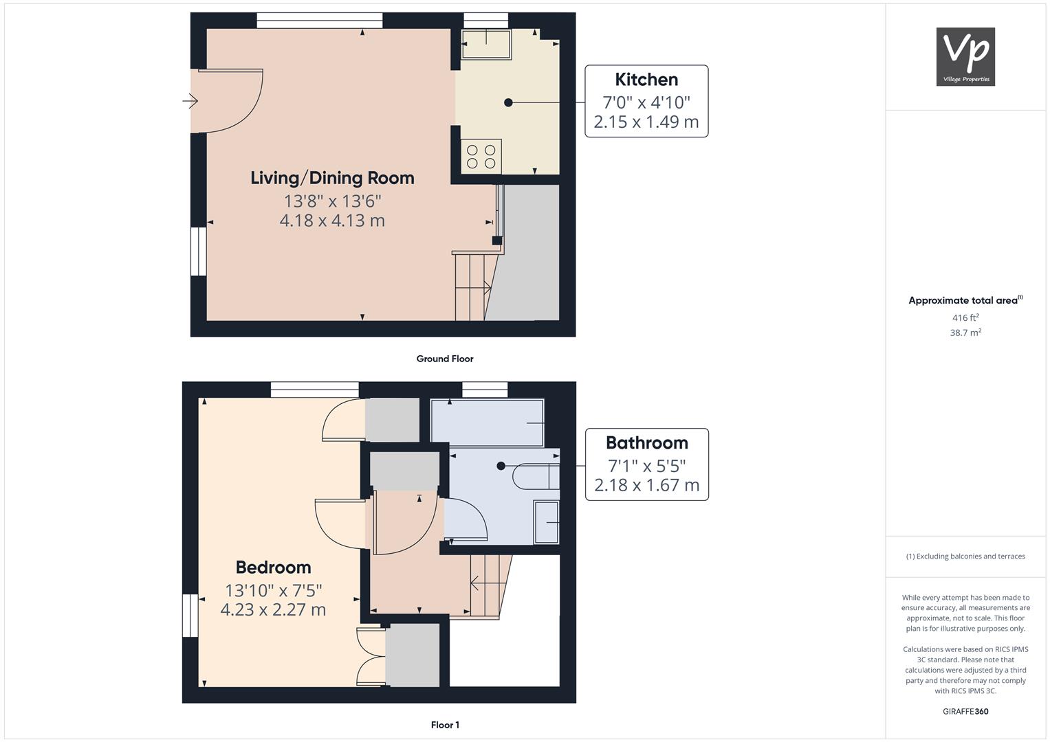 23, Camden Place, Reading floorplan