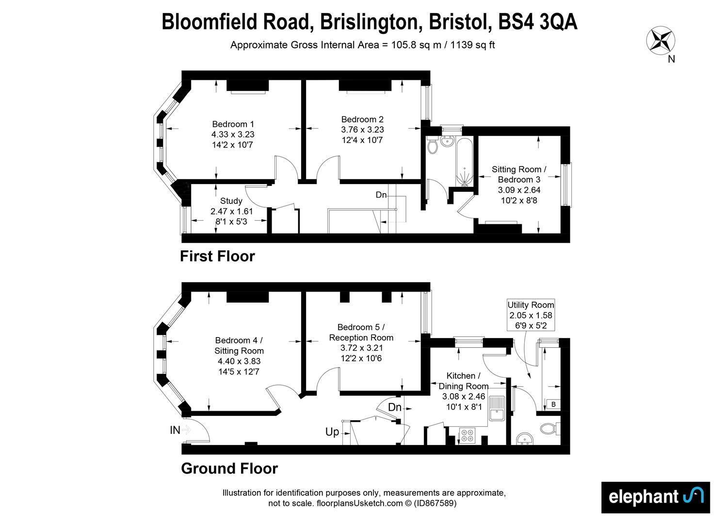Bloomfield Road, Brislington, Bristol BS4, 4 bedroom terraced house for