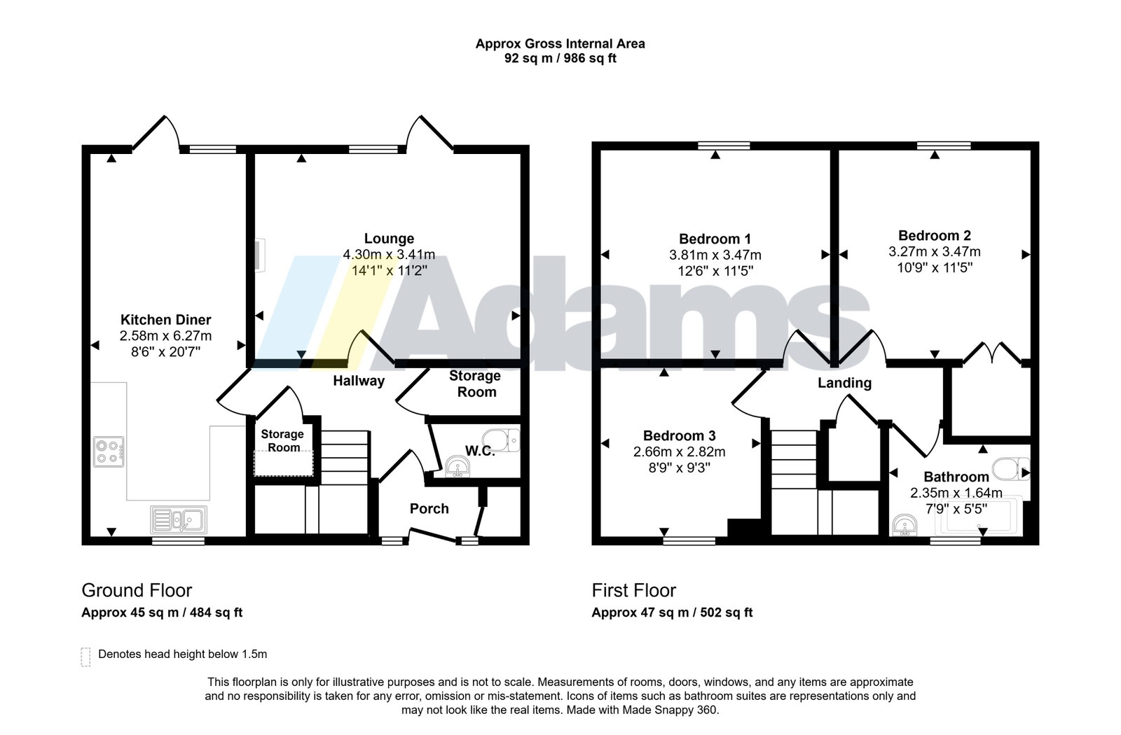 36, Stone Barn Lane, Runcorn floorplan
