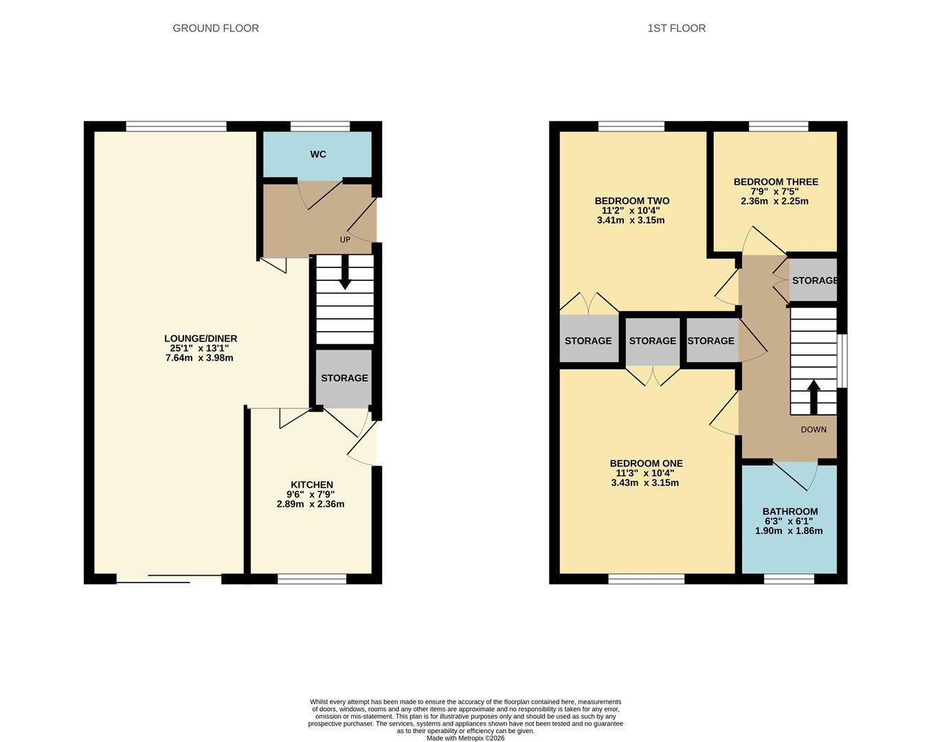 23, Magnolia Walk, Eastbourne floorplan